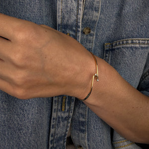 54.7mm Double Diamond Bangle