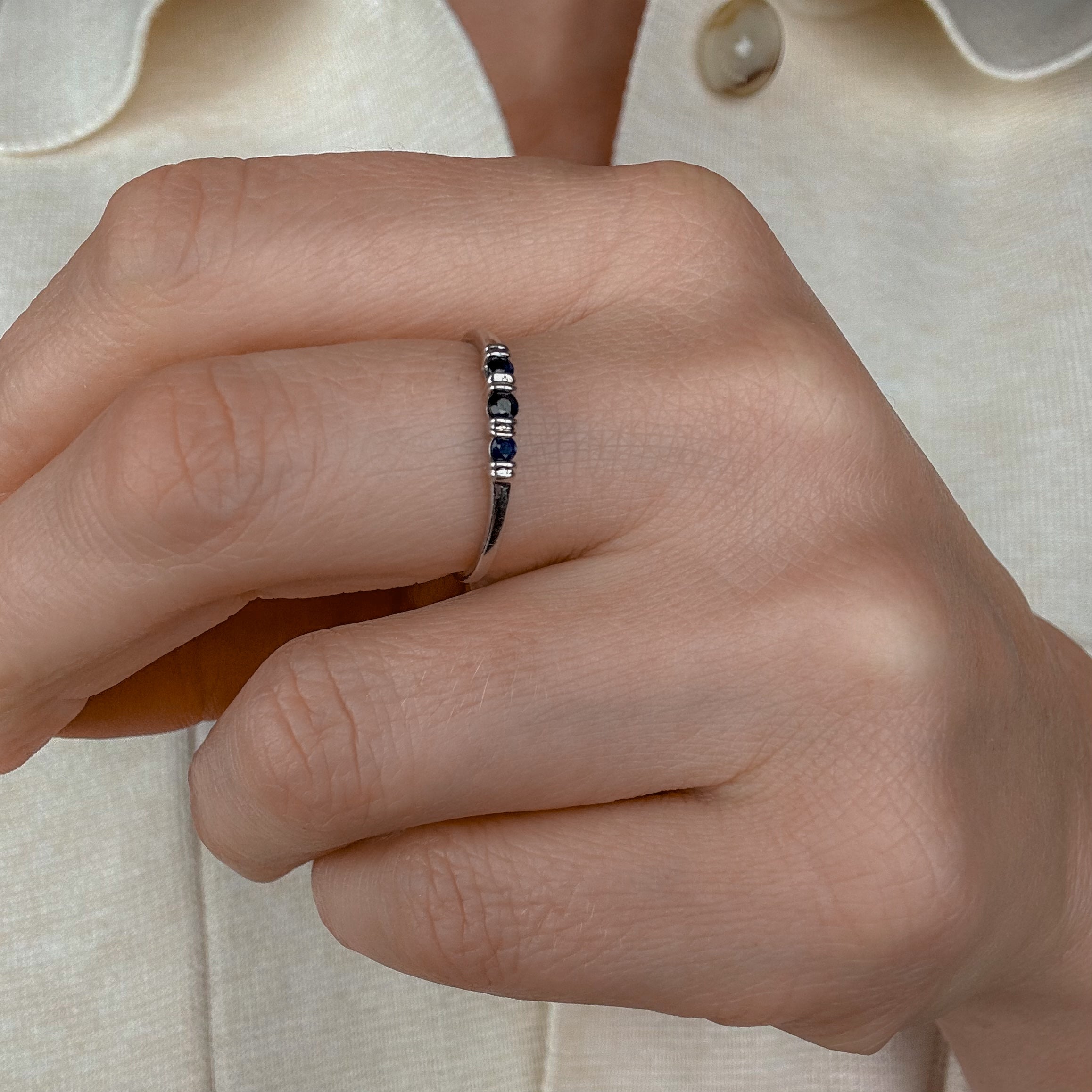 Dainty Sapphire Band