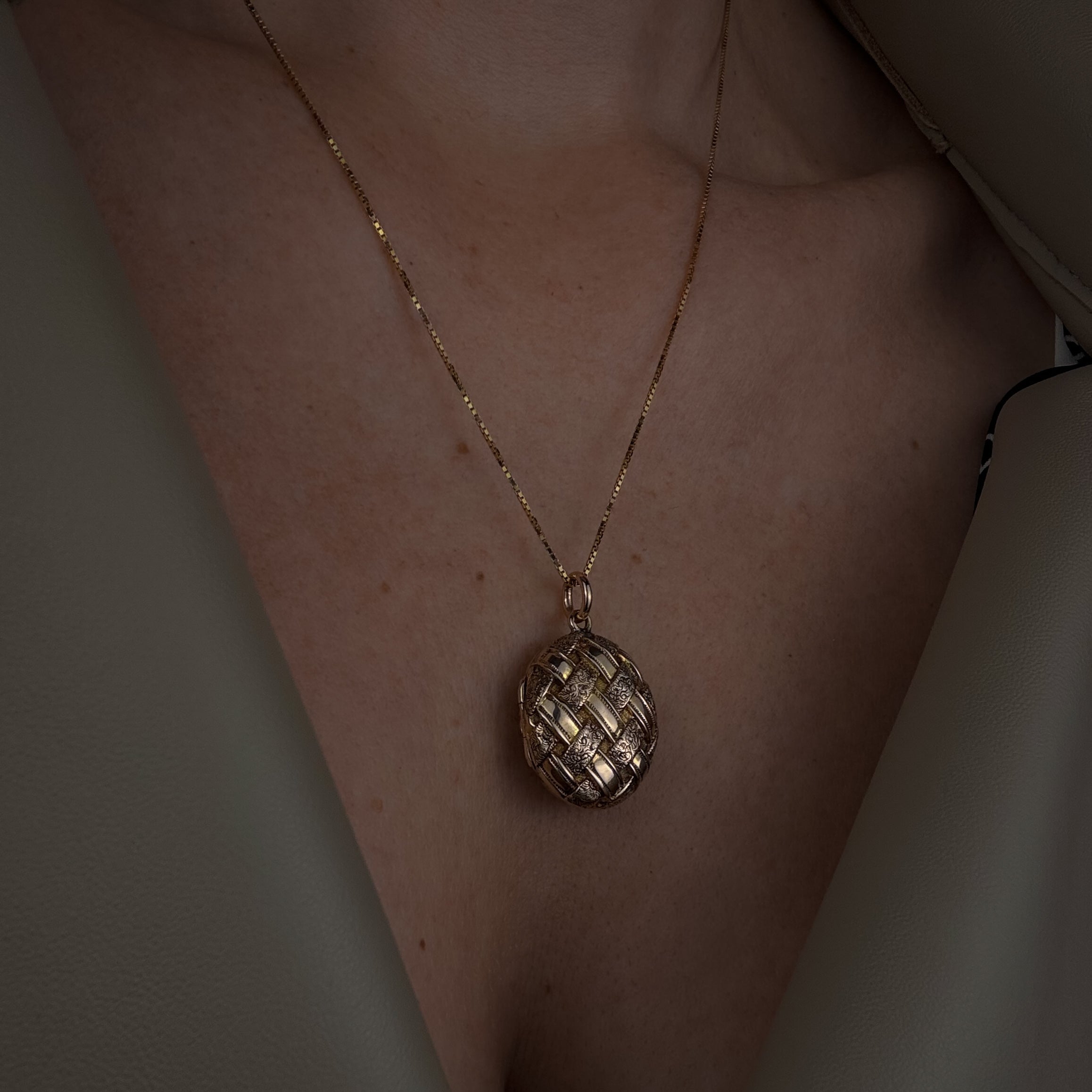 Quilted Locket
