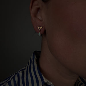 Dangling Opal Studs