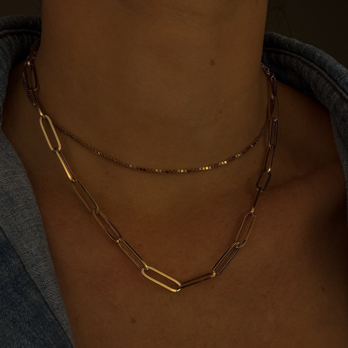 18" Paperclip Necklace