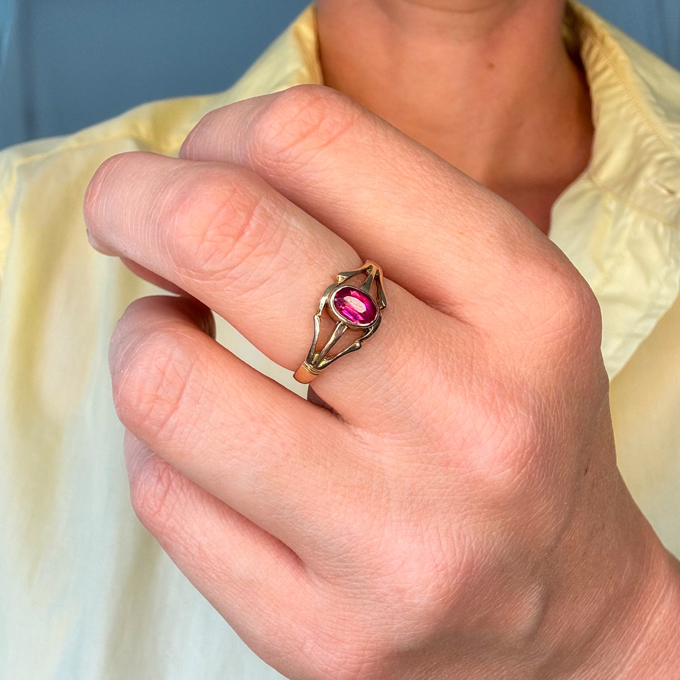 Pink Stone Ring
