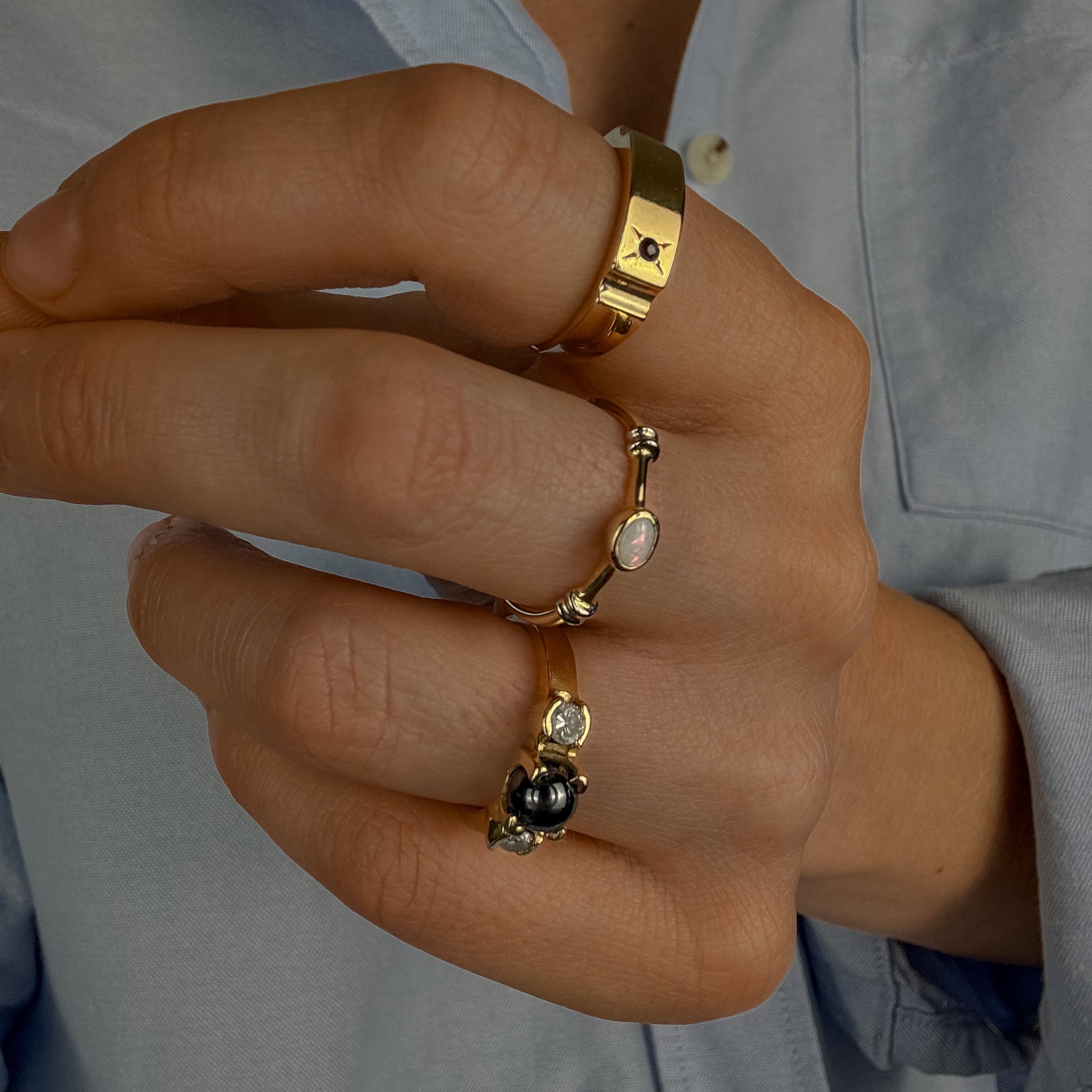Sapphire Signet Ring