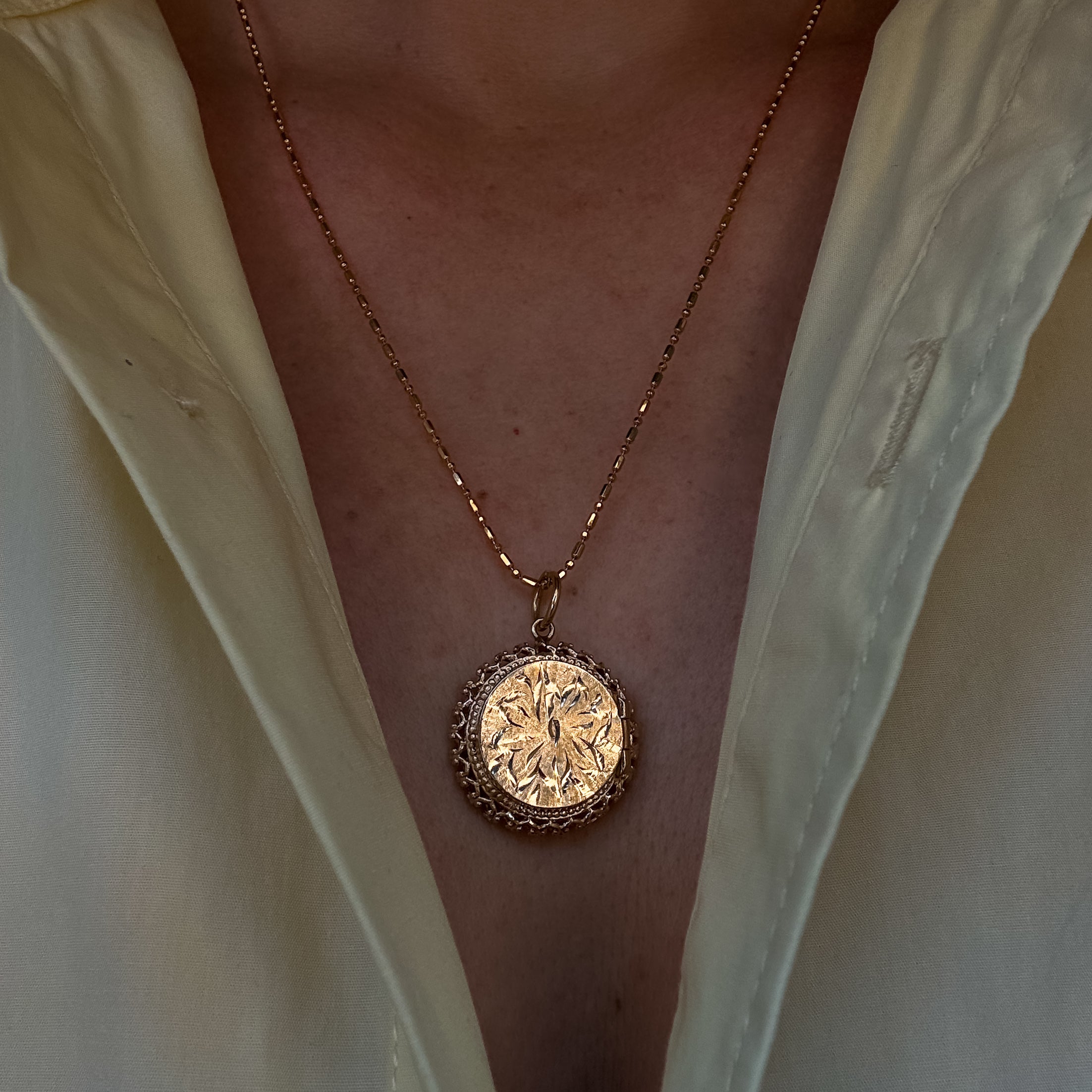 Intricate Gold Locket