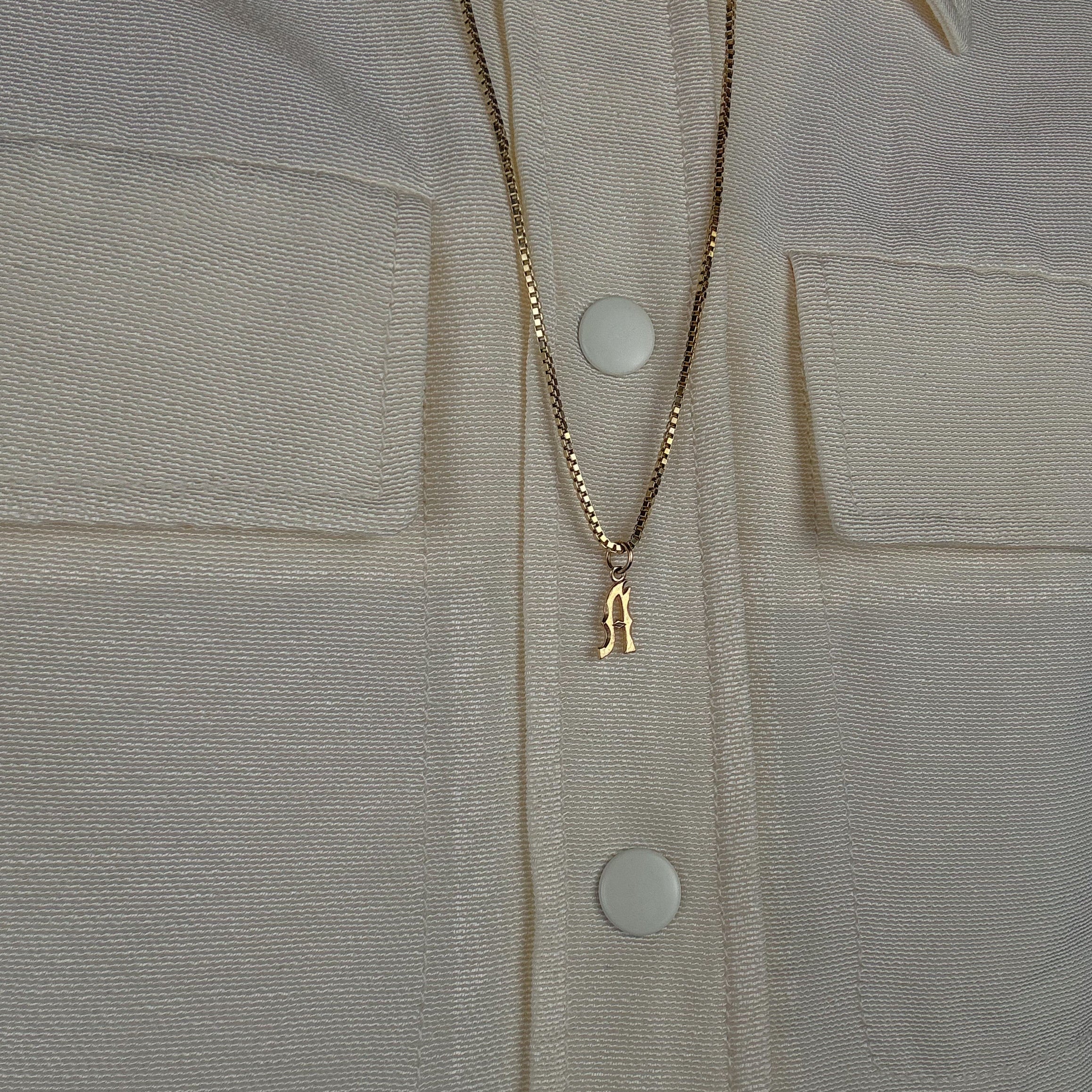 Letter 'A' Charm
