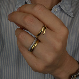 Wrap Around Gold Band