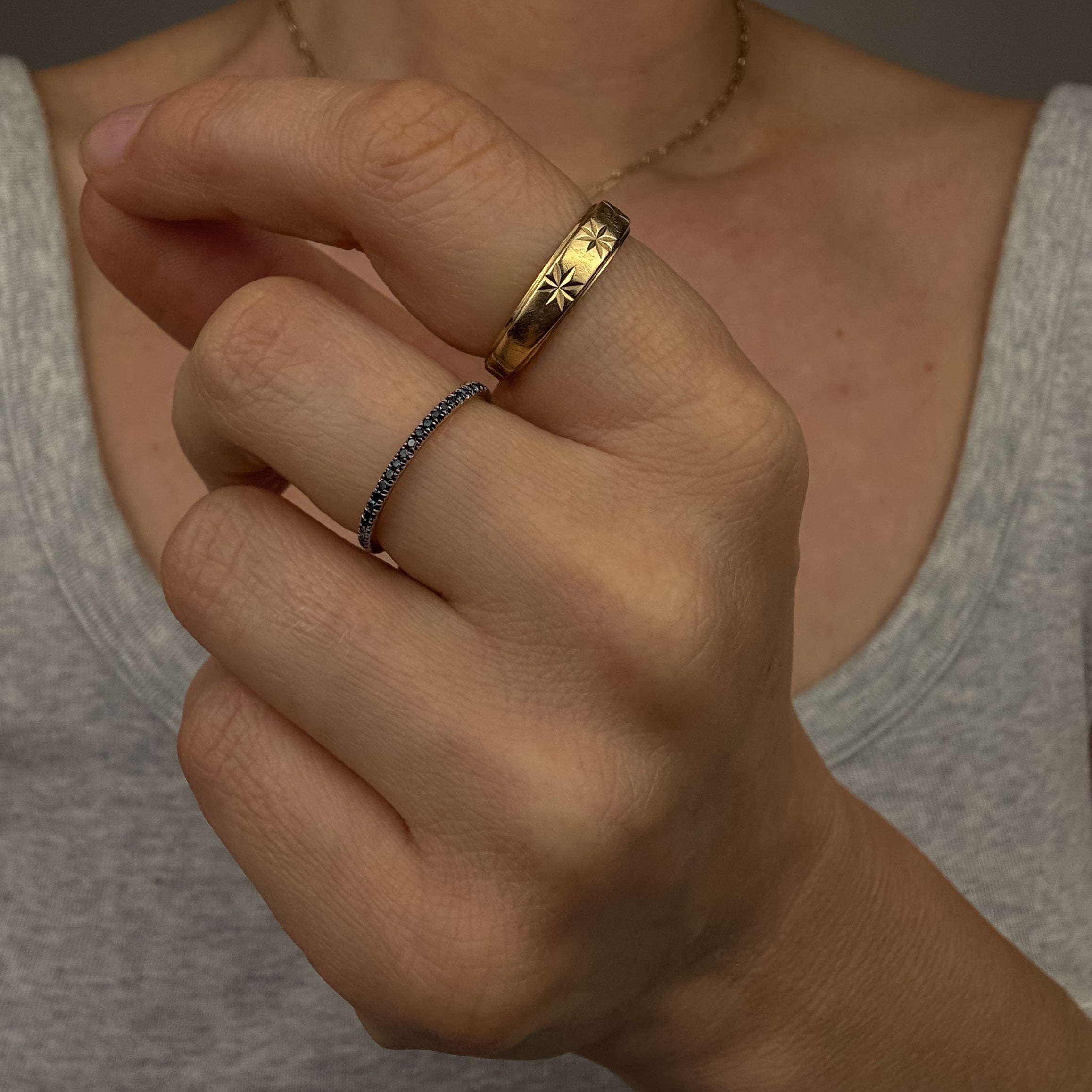 4.7mm Starburst Band