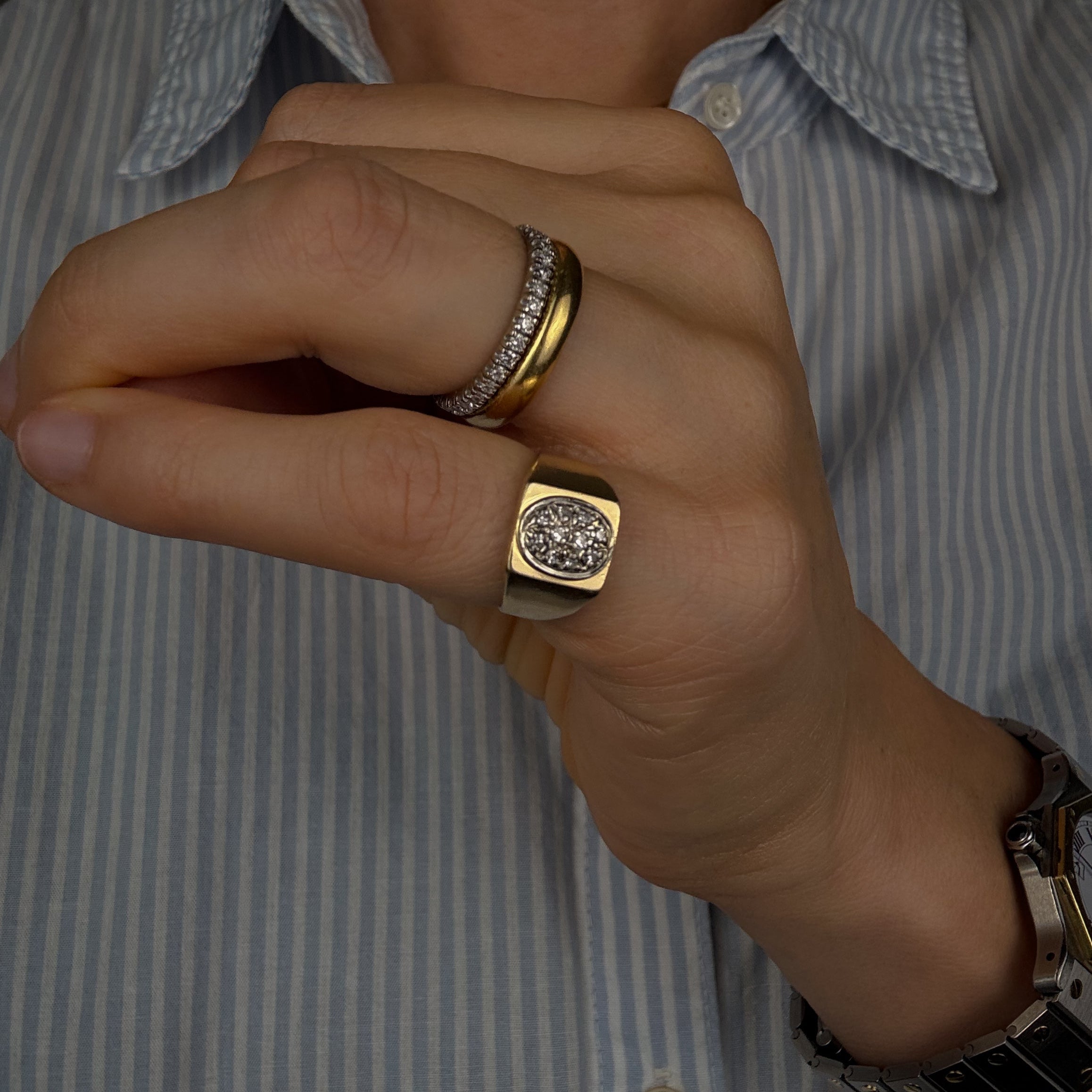 Diamond Signet Ring
