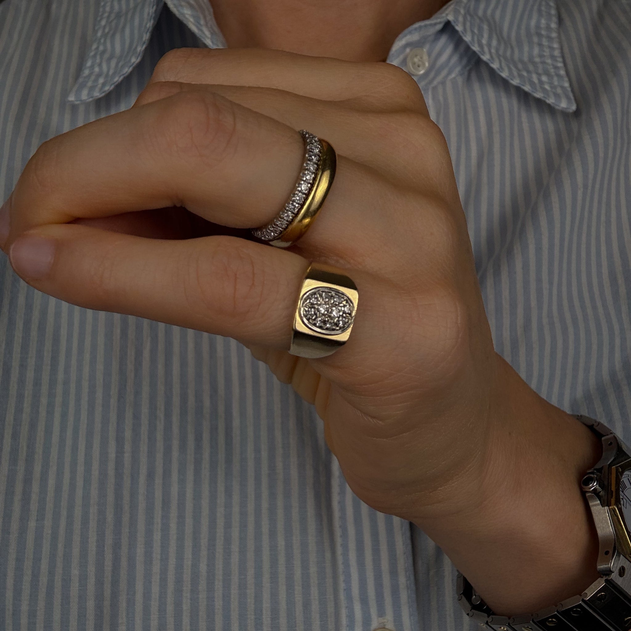 Diamond Signet Ring