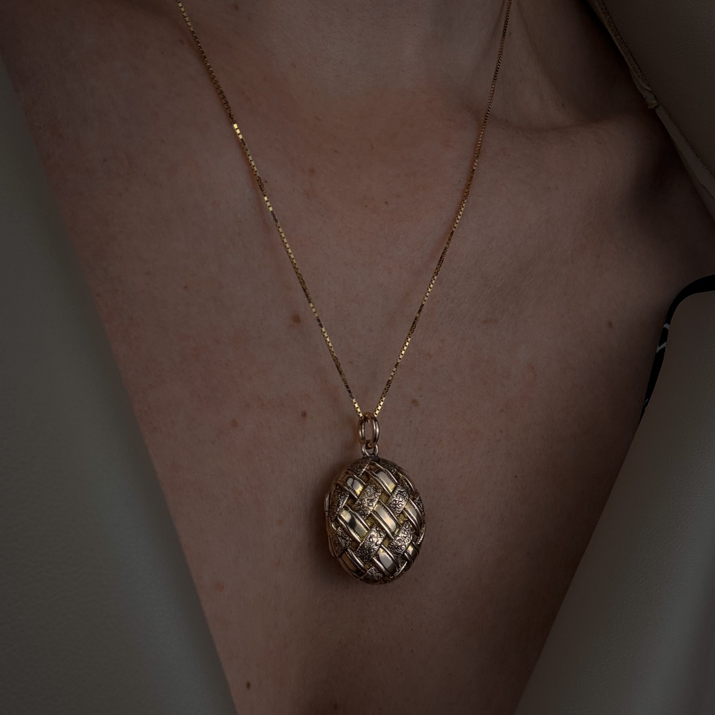 Quilted Locket
