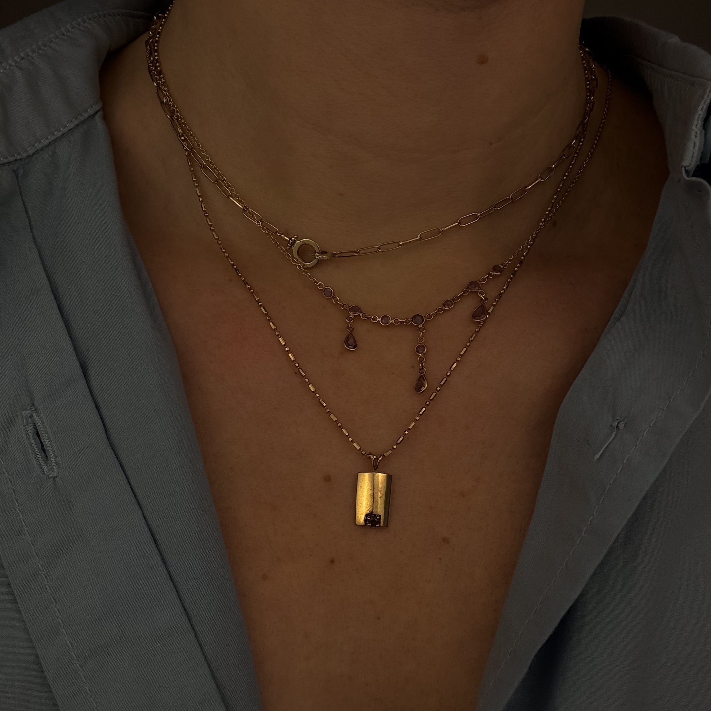 Ruby Bar Charm