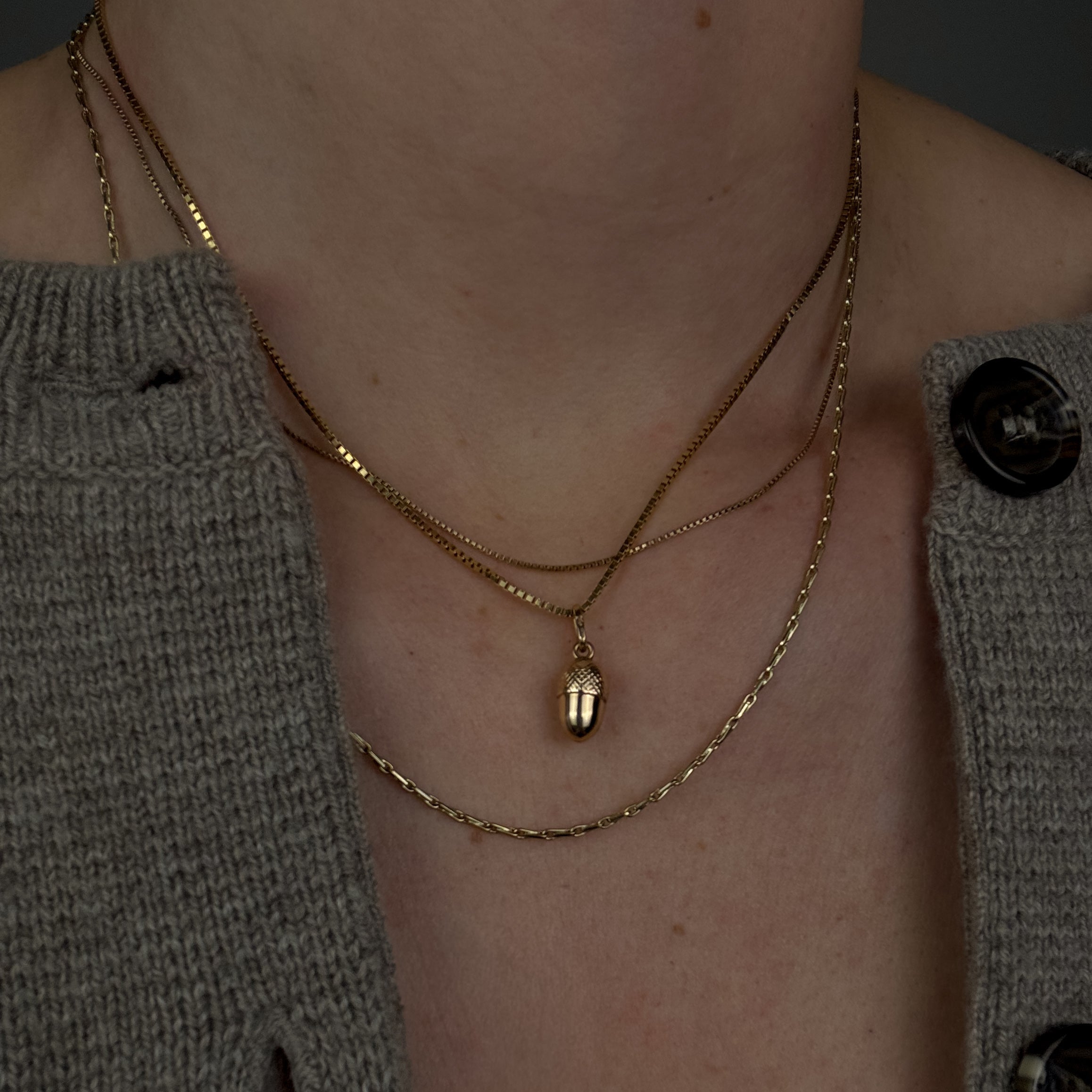 Acorn Charm