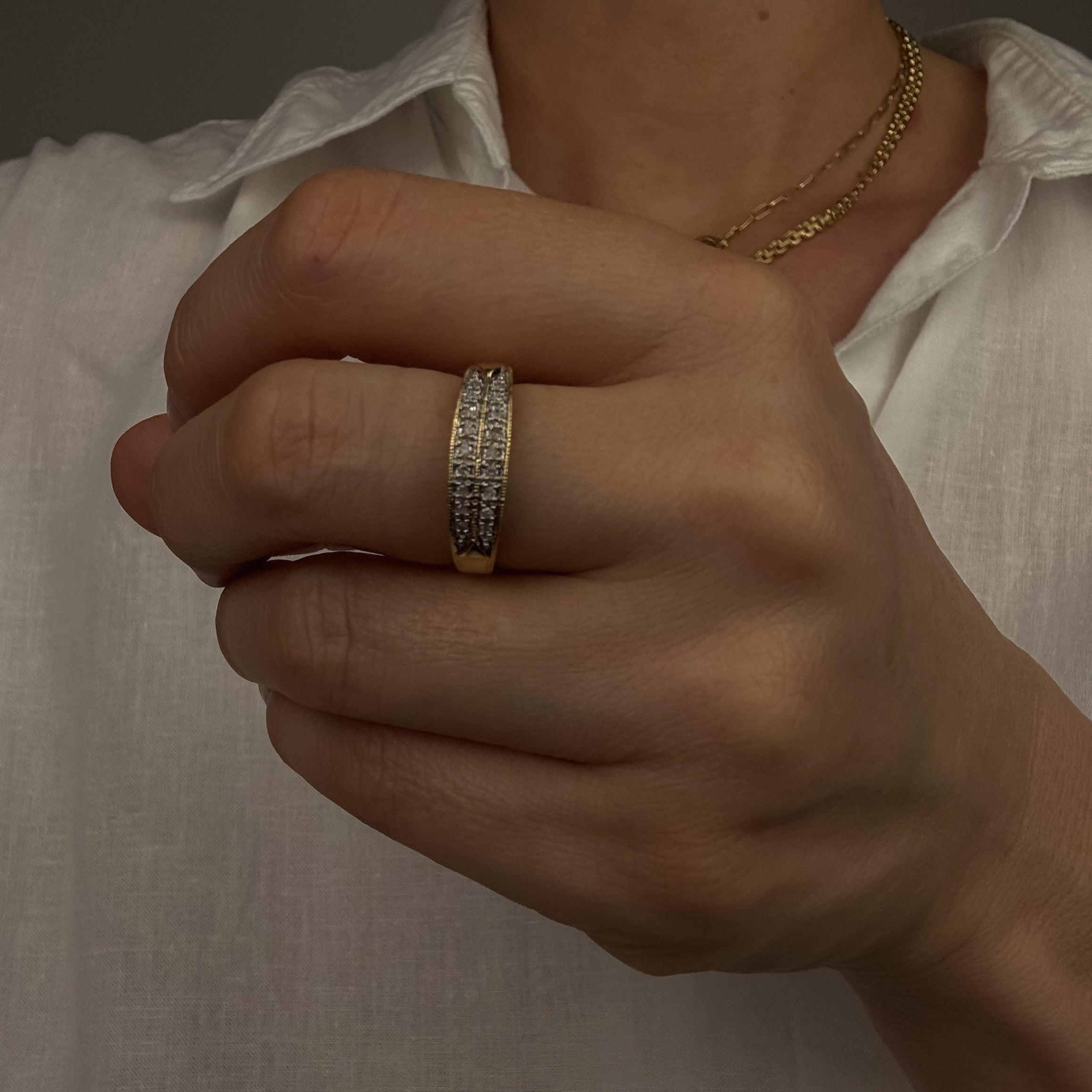 Double Diamond Band