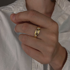Antique Opal Trilogy Ring