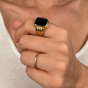 Bold Onyx Ring