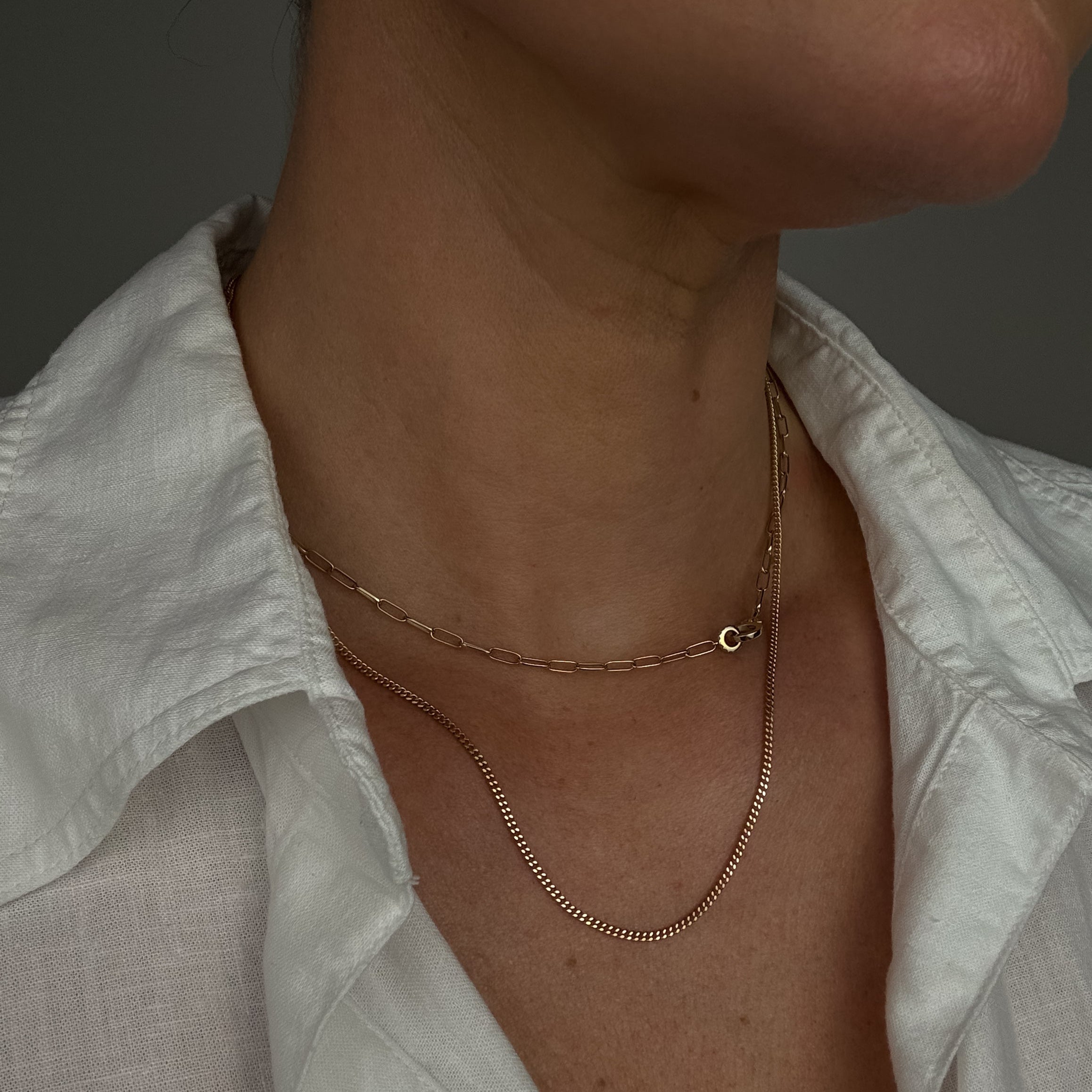 18.5" Curb Chain Necklace