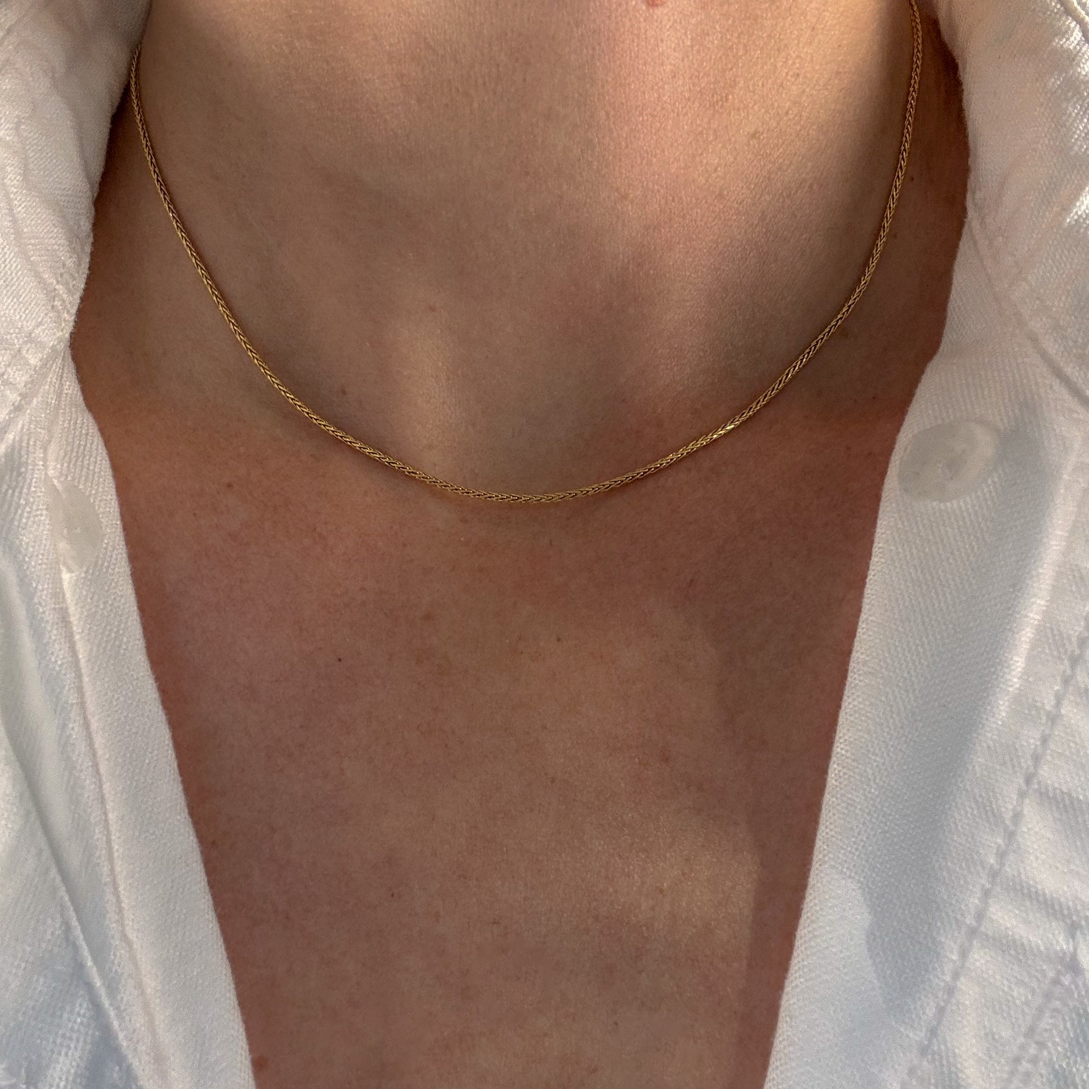 16" Wheat Chain Necklace