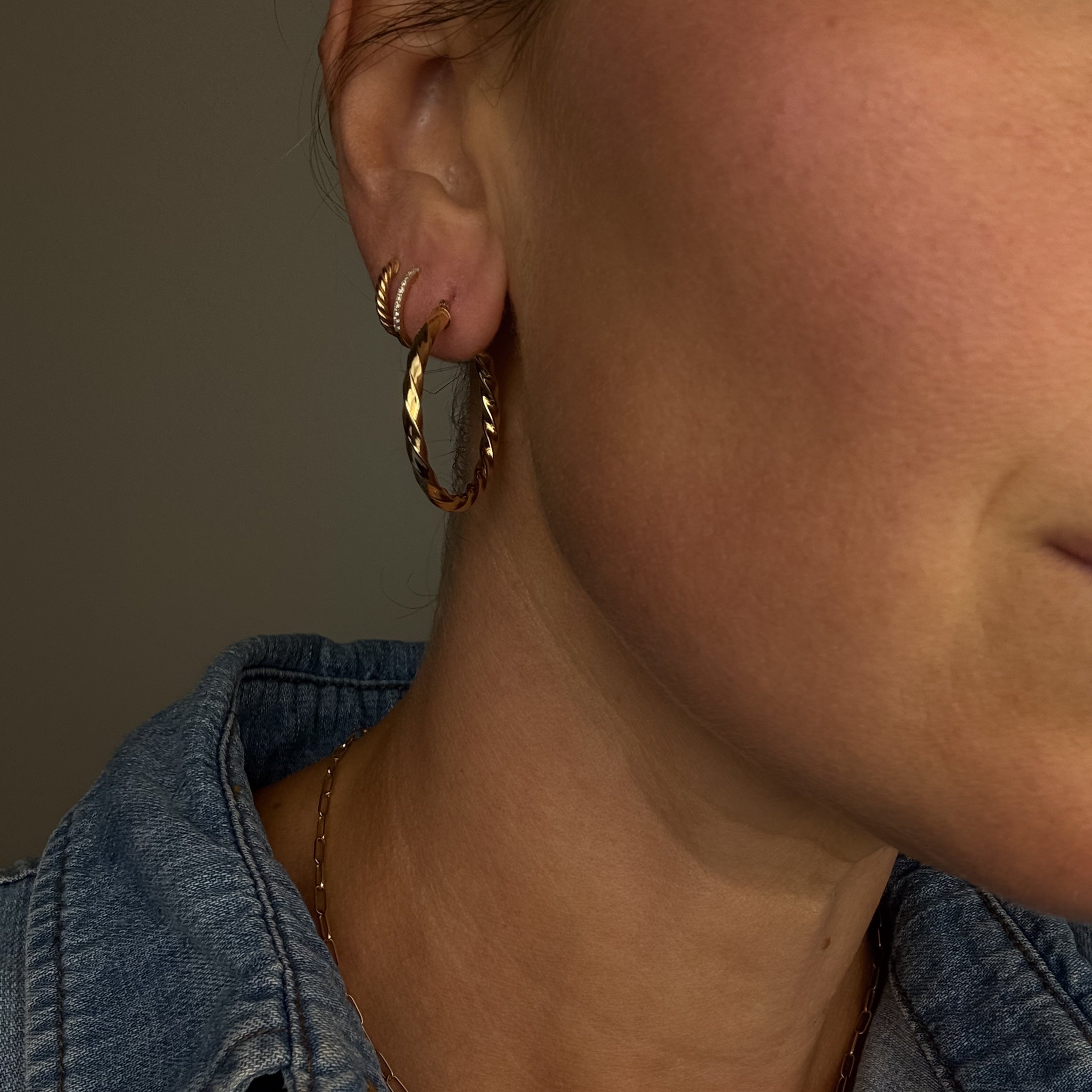 30.6mm Twist Hoops