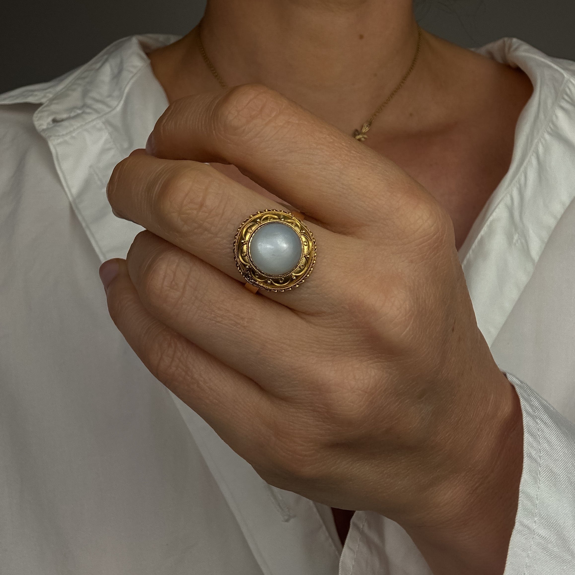 Antique Moonstone Ring