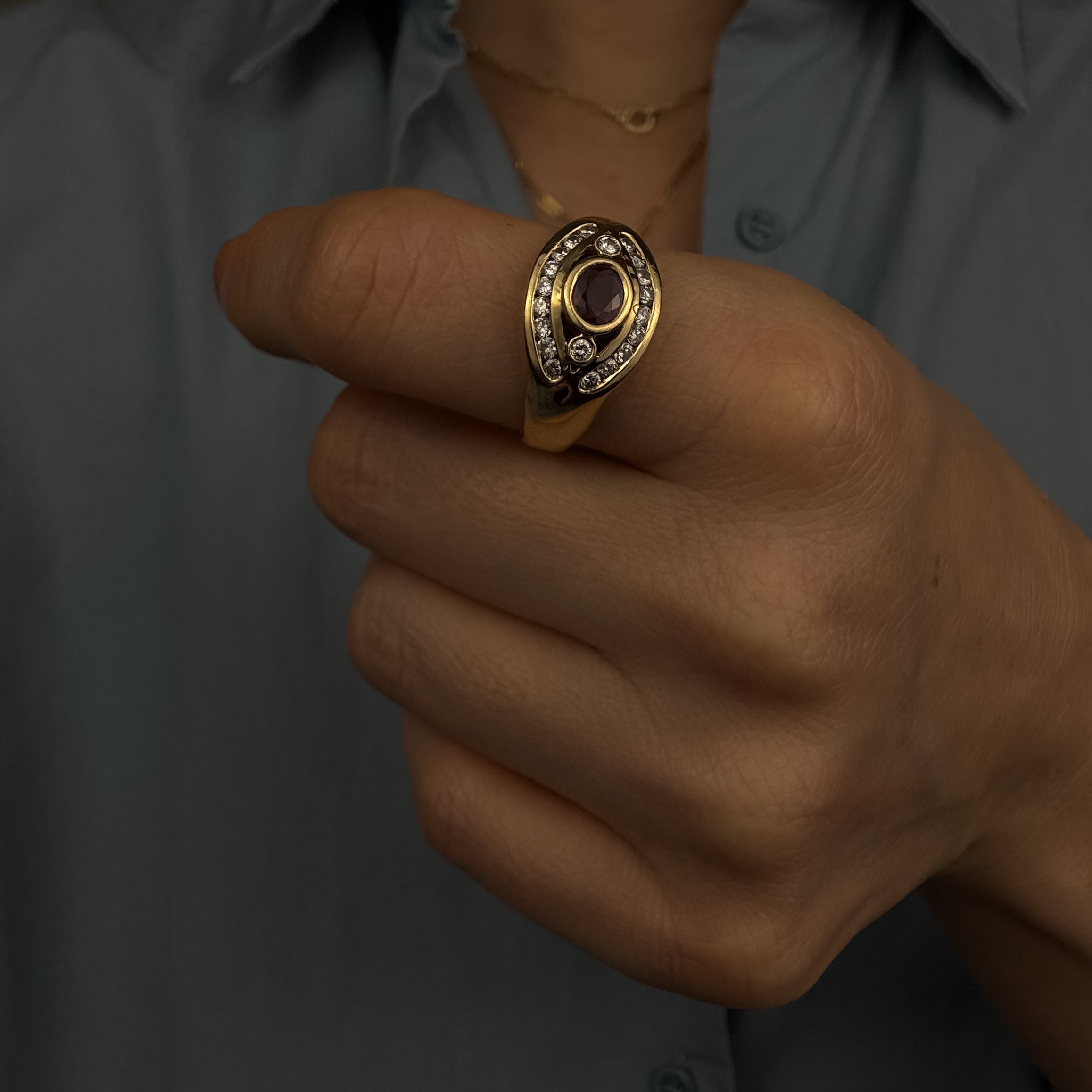 Ruby and Diamond Ring