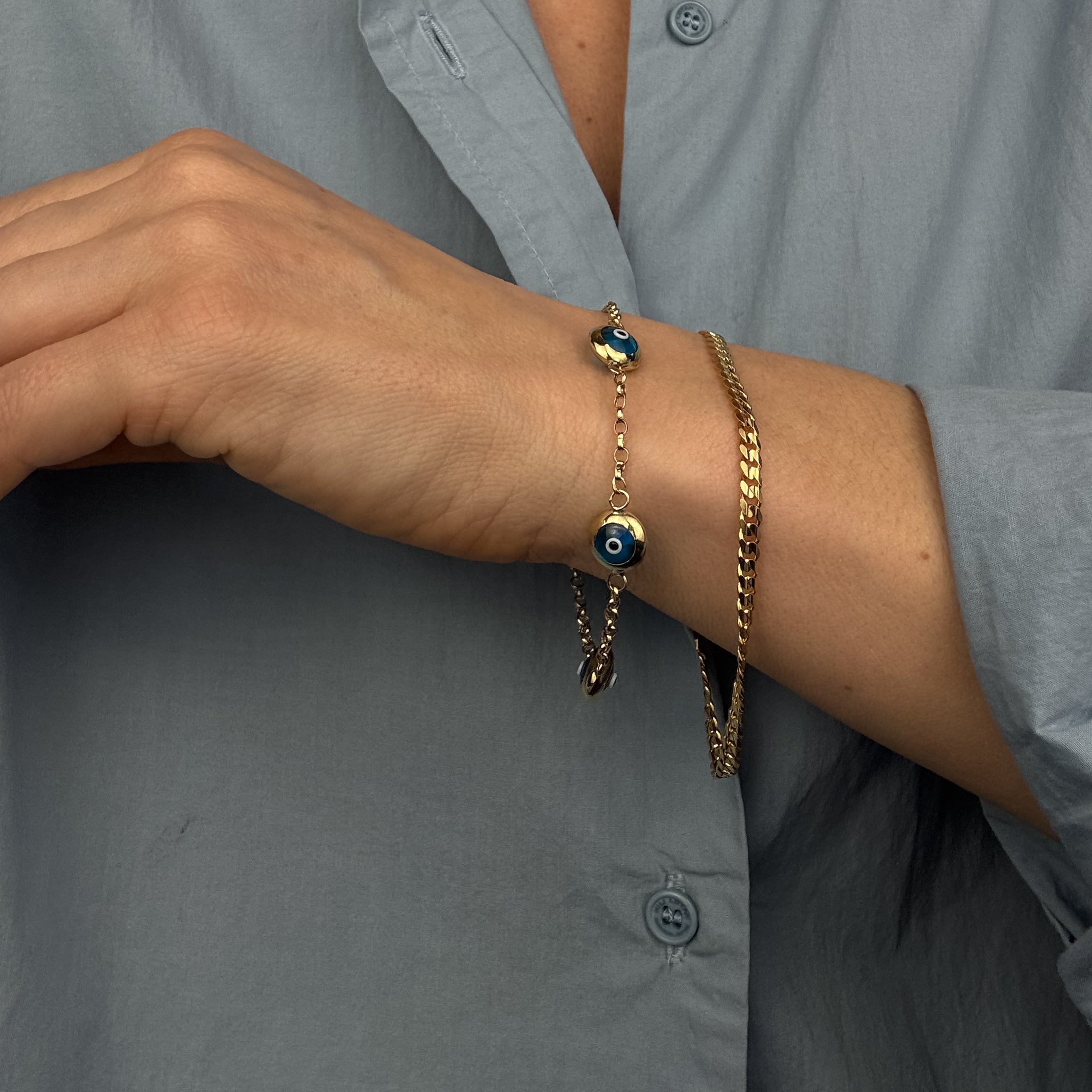 7" Evil Eye Bracelet