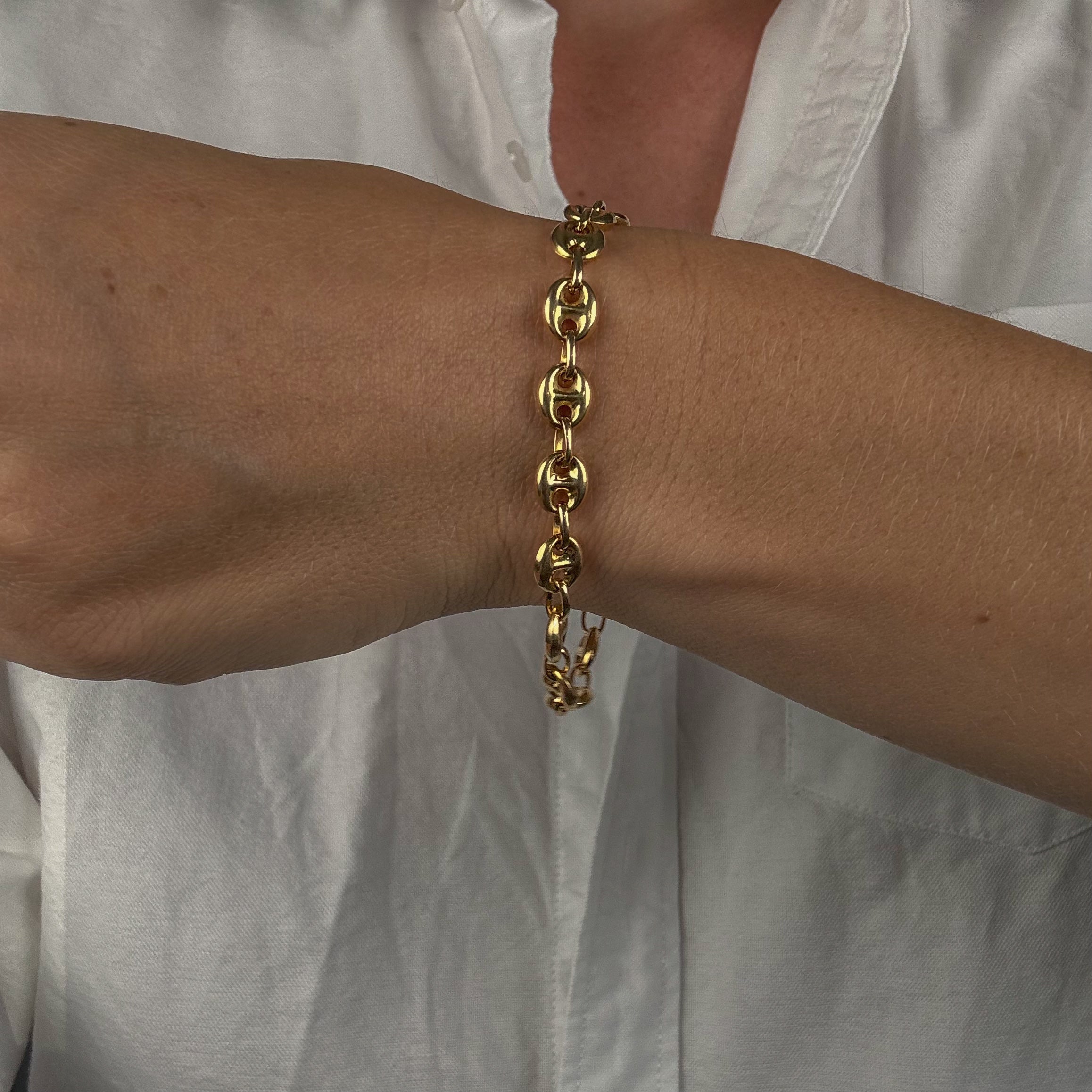 7” Gucci Link Chain Bracelet