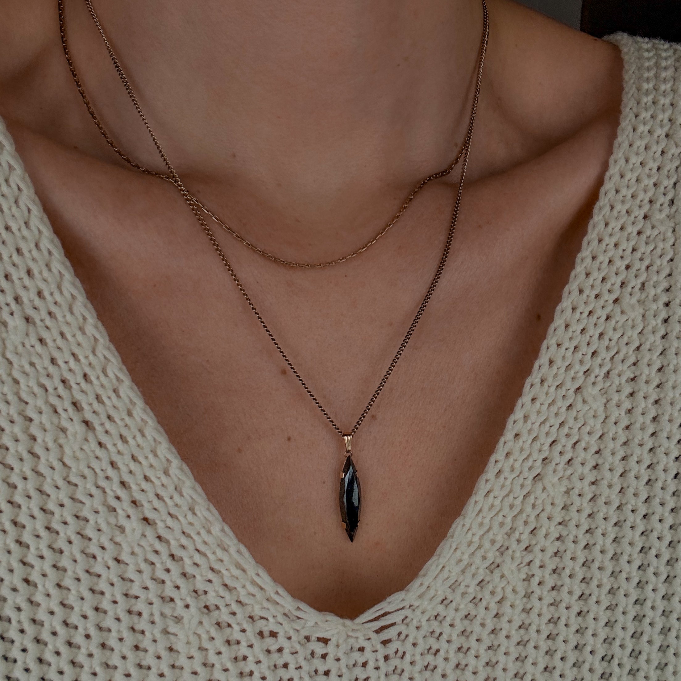 Hematite Charm