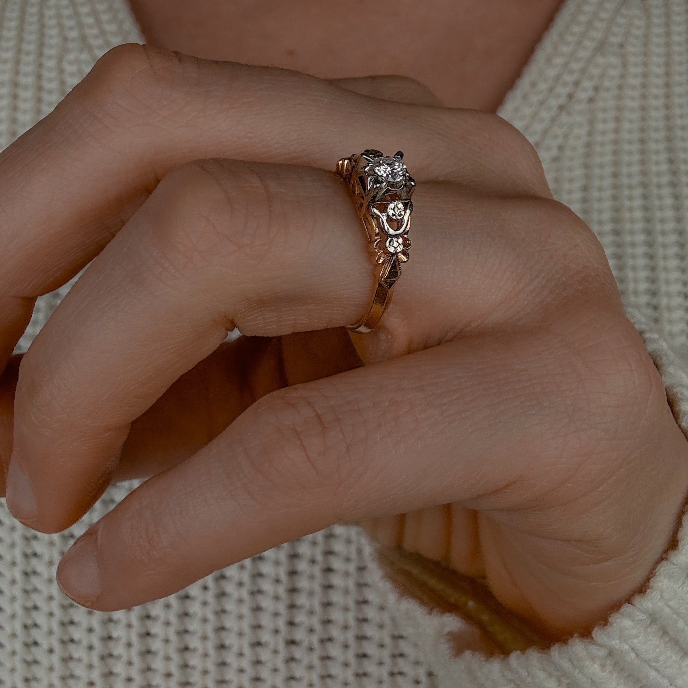 Antique Diamond Engagement Ring