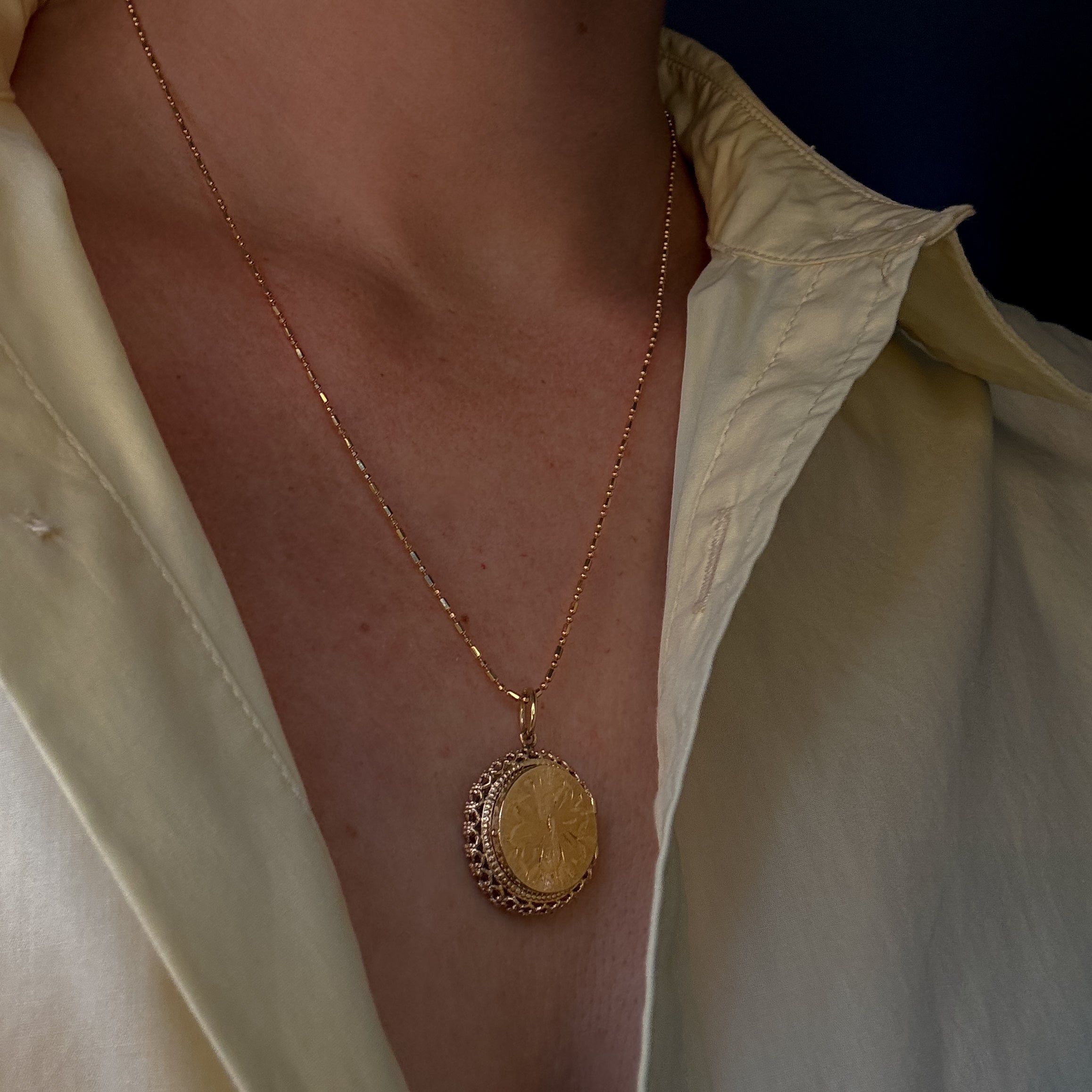 Intricate Gold Locket
