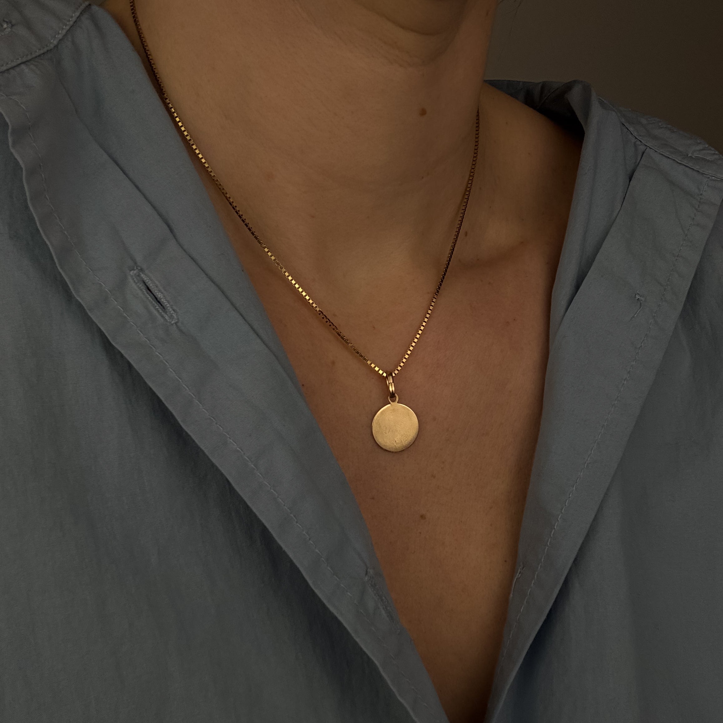 Blank Circle Charm