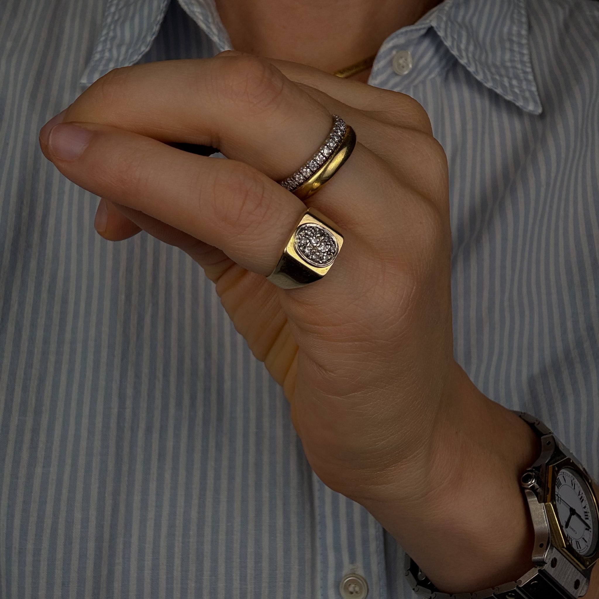Diamond Signet Ring