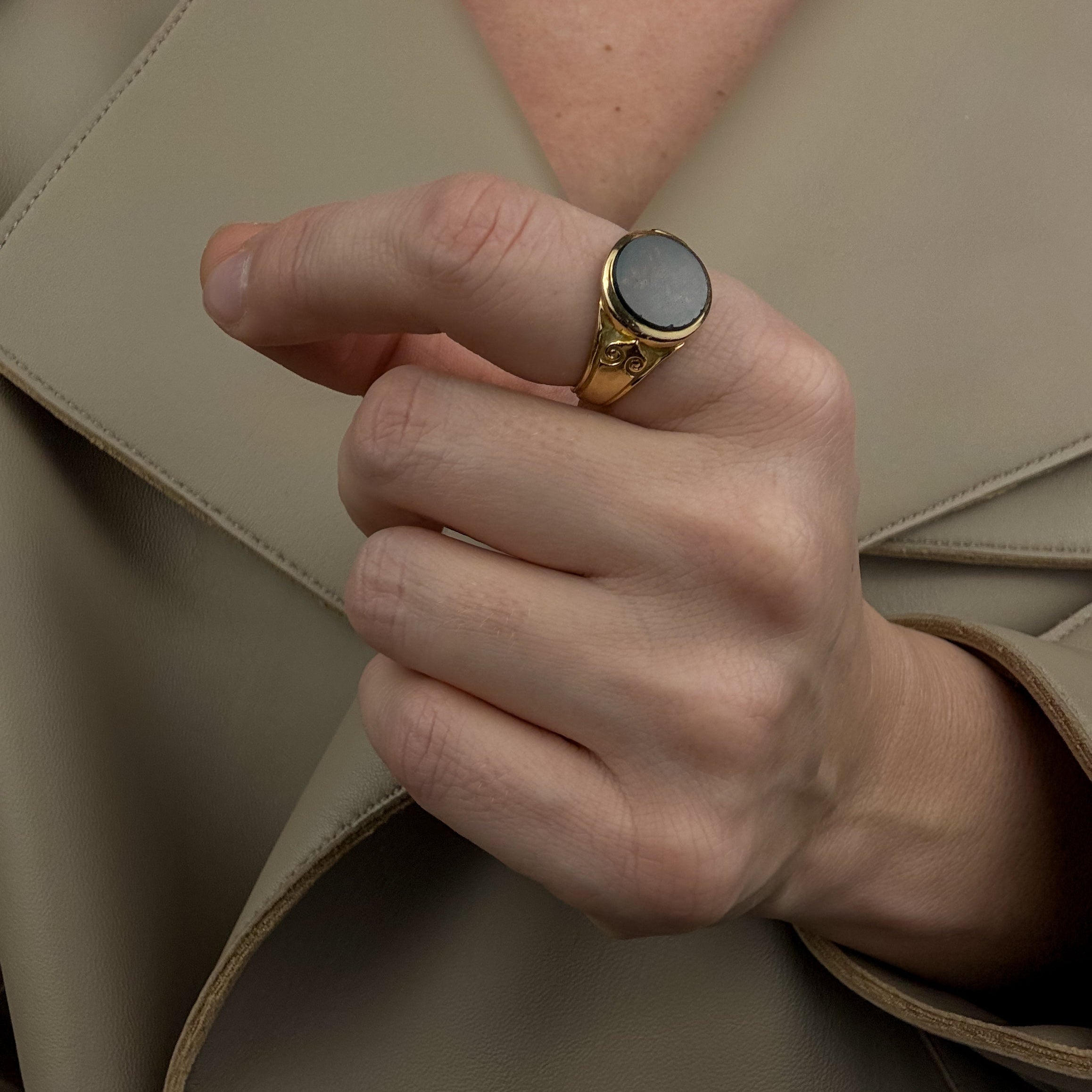 Bloodstone Signet Ring