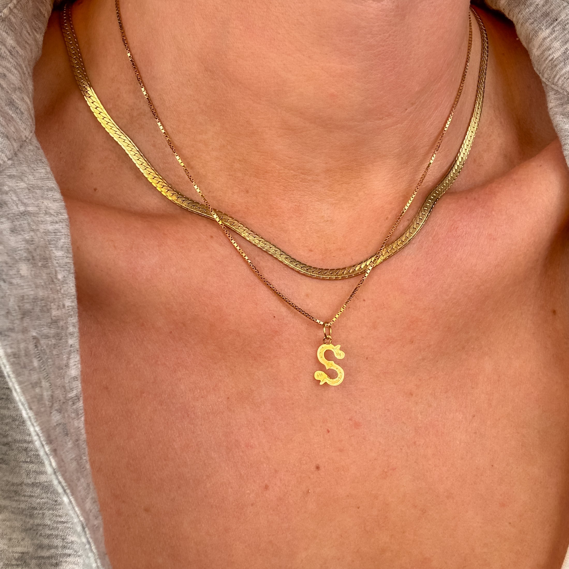 'S' Letter Charm