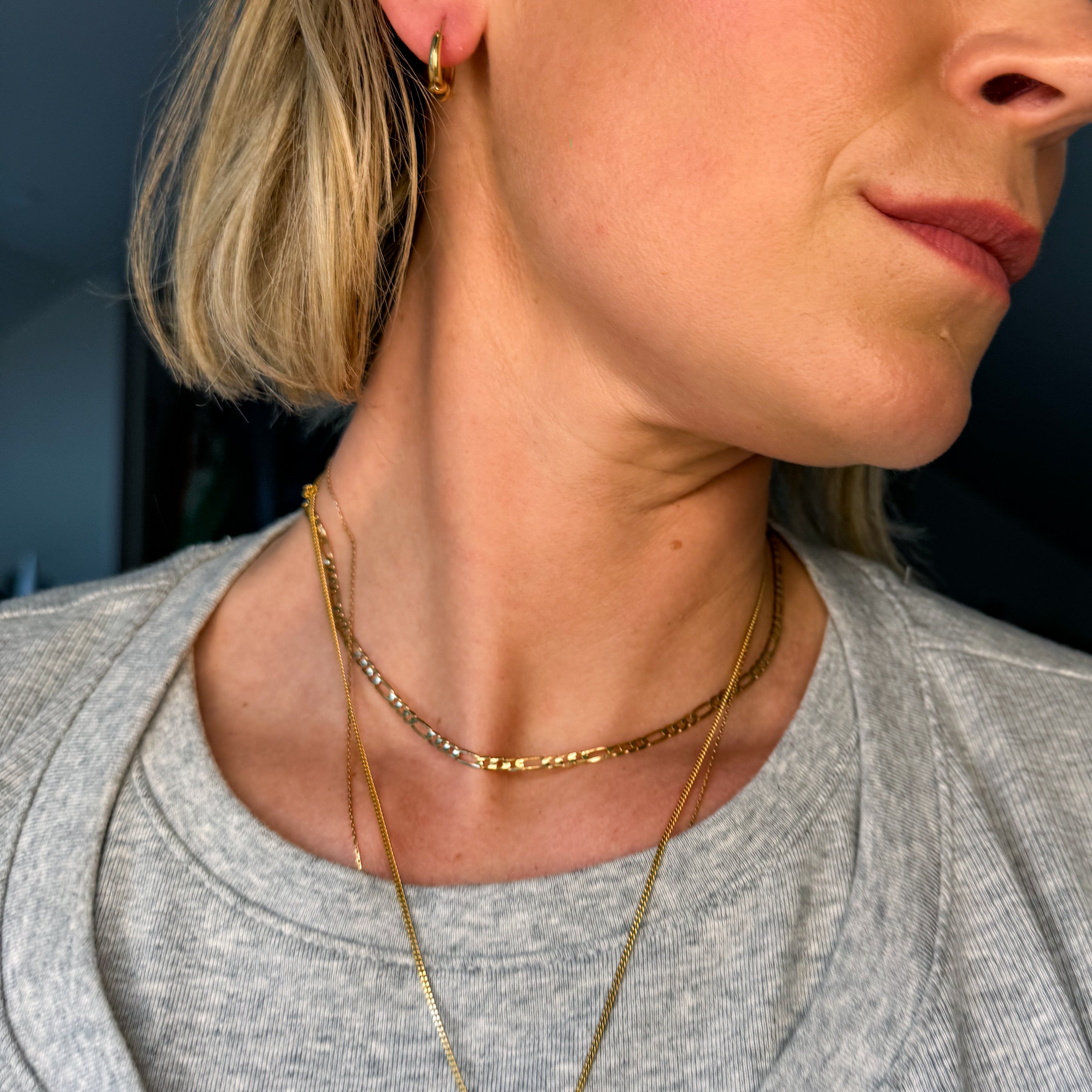 16" Figaro Chain Necklace