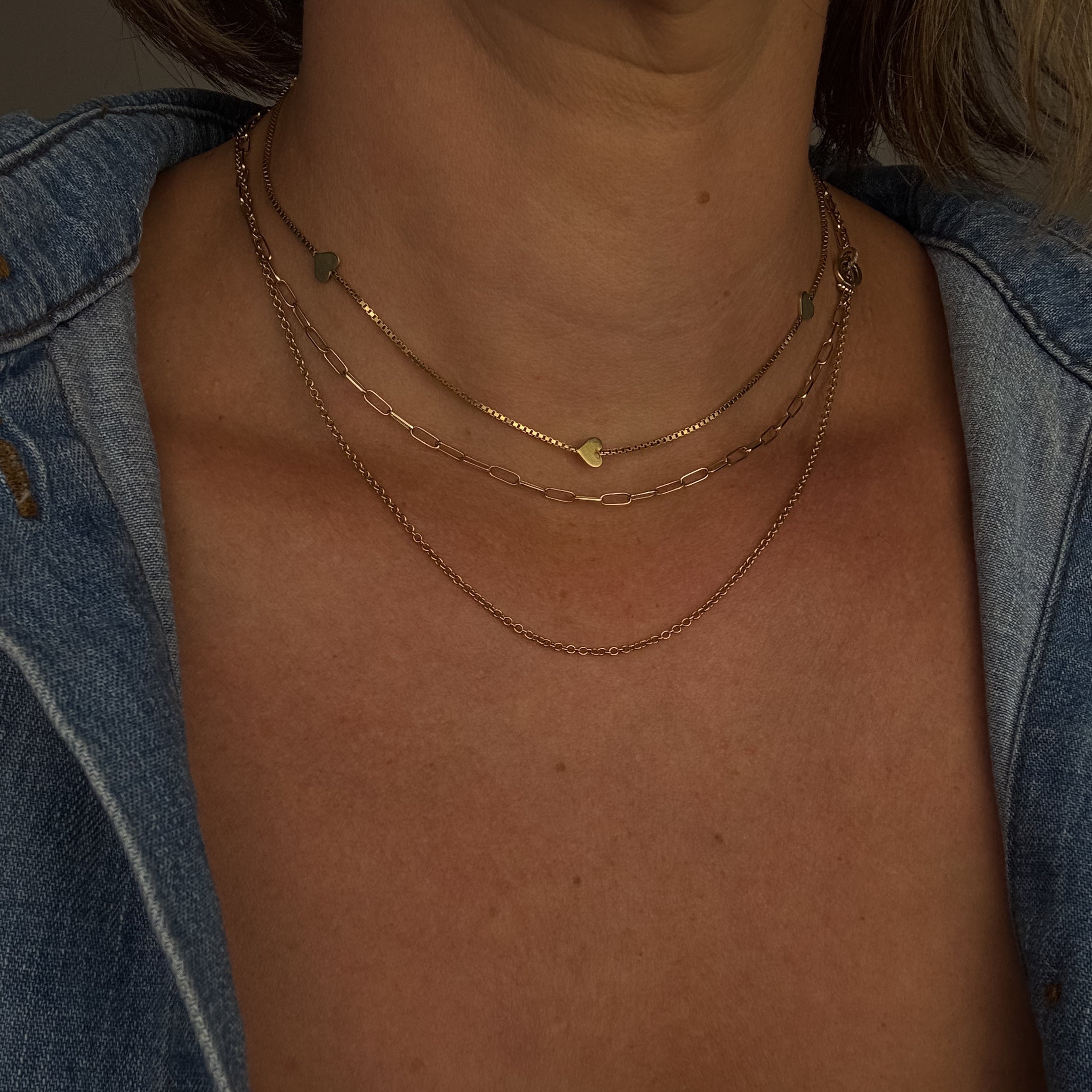 15" Stationary Heart Necklace