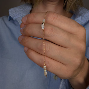 Vintage Pearl and Gold Bead Bracelet