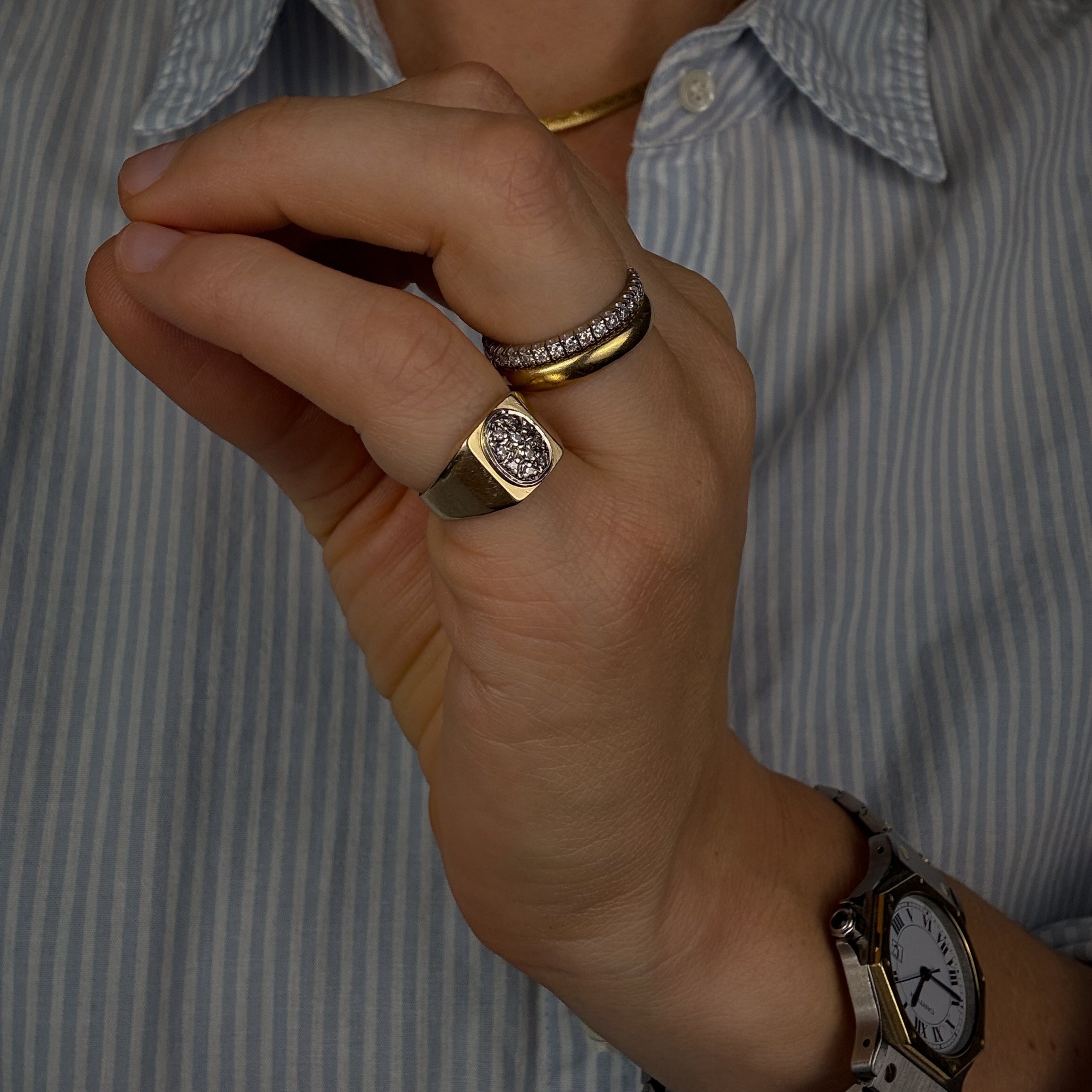 Diamond Signet Ring