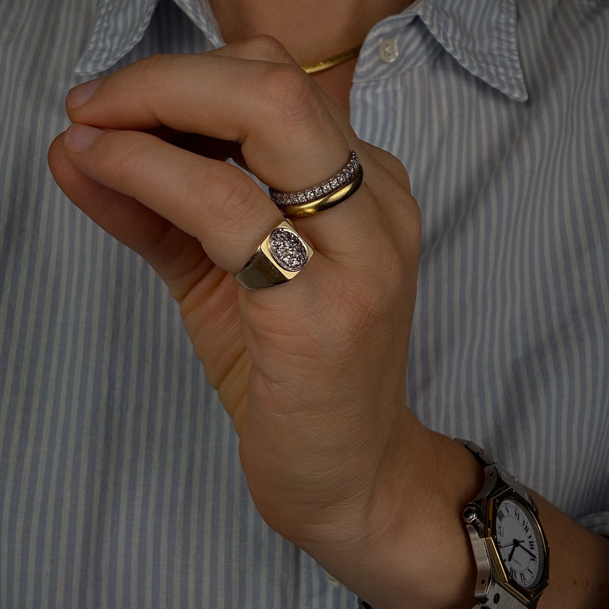 Diamond Signet Ring
