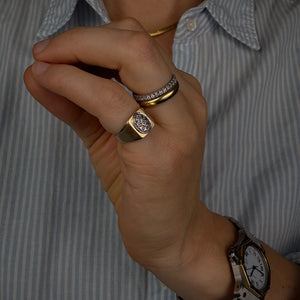 Diamond Signet Ring