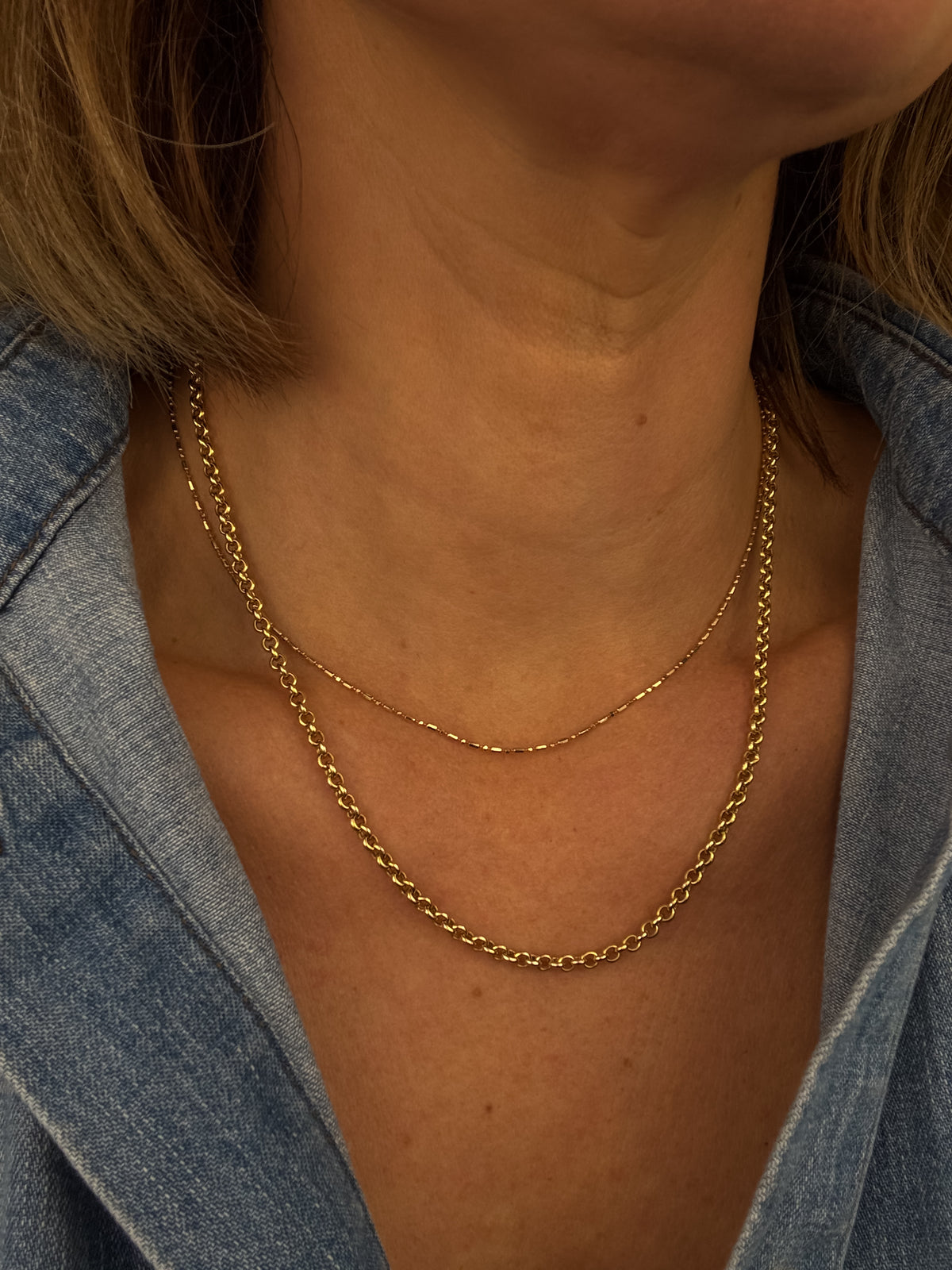 16-18.5" Rolo Chain Necklace