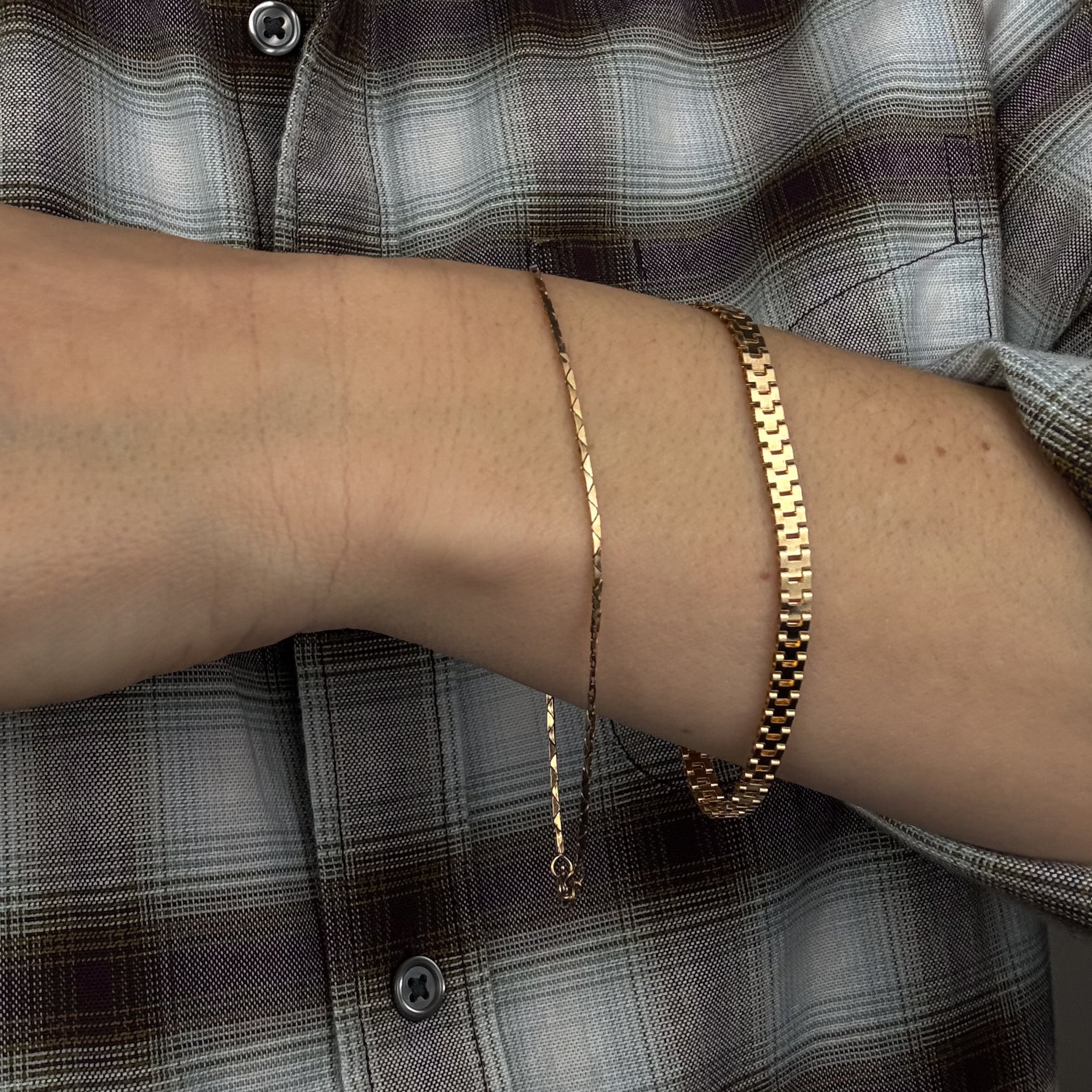 8" Diamond-Cut Cable Chain