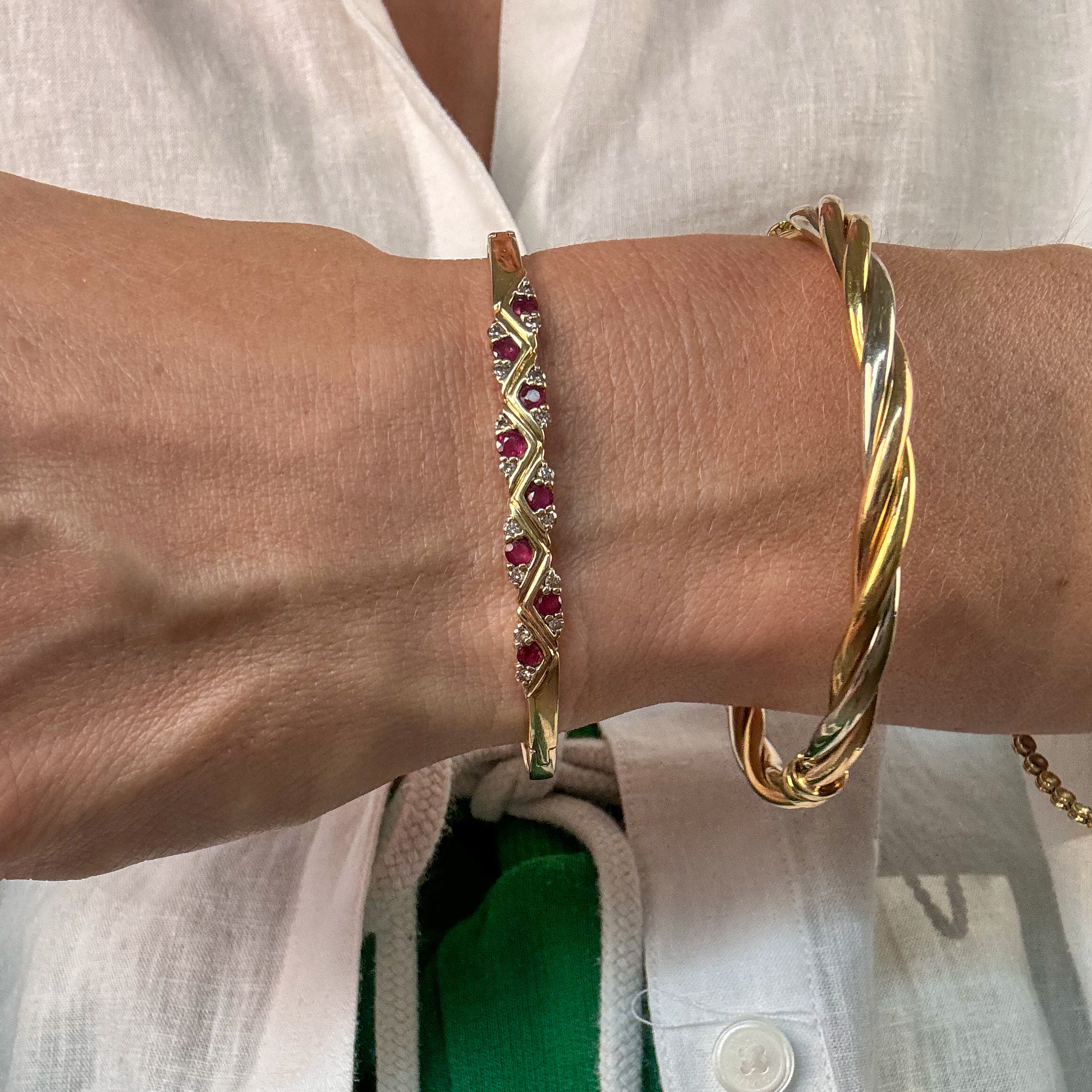 Ruby and Diamond Bracelet