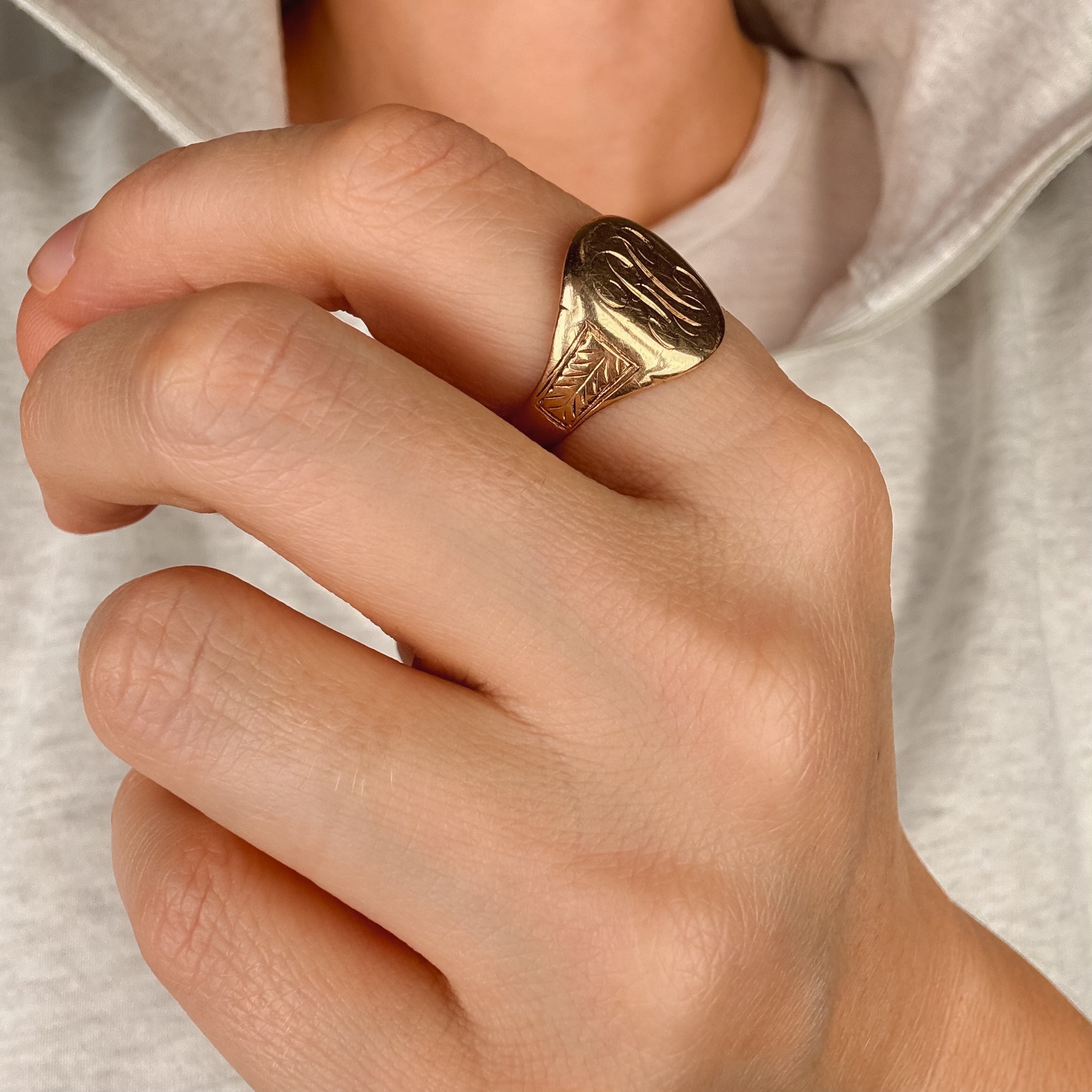 'RC' Signet Ring
