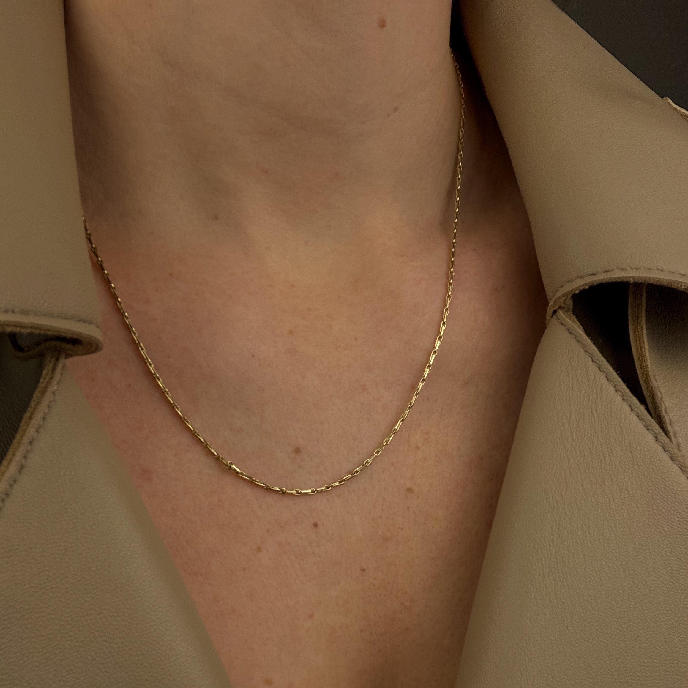 19.5" Cable Link Necklace