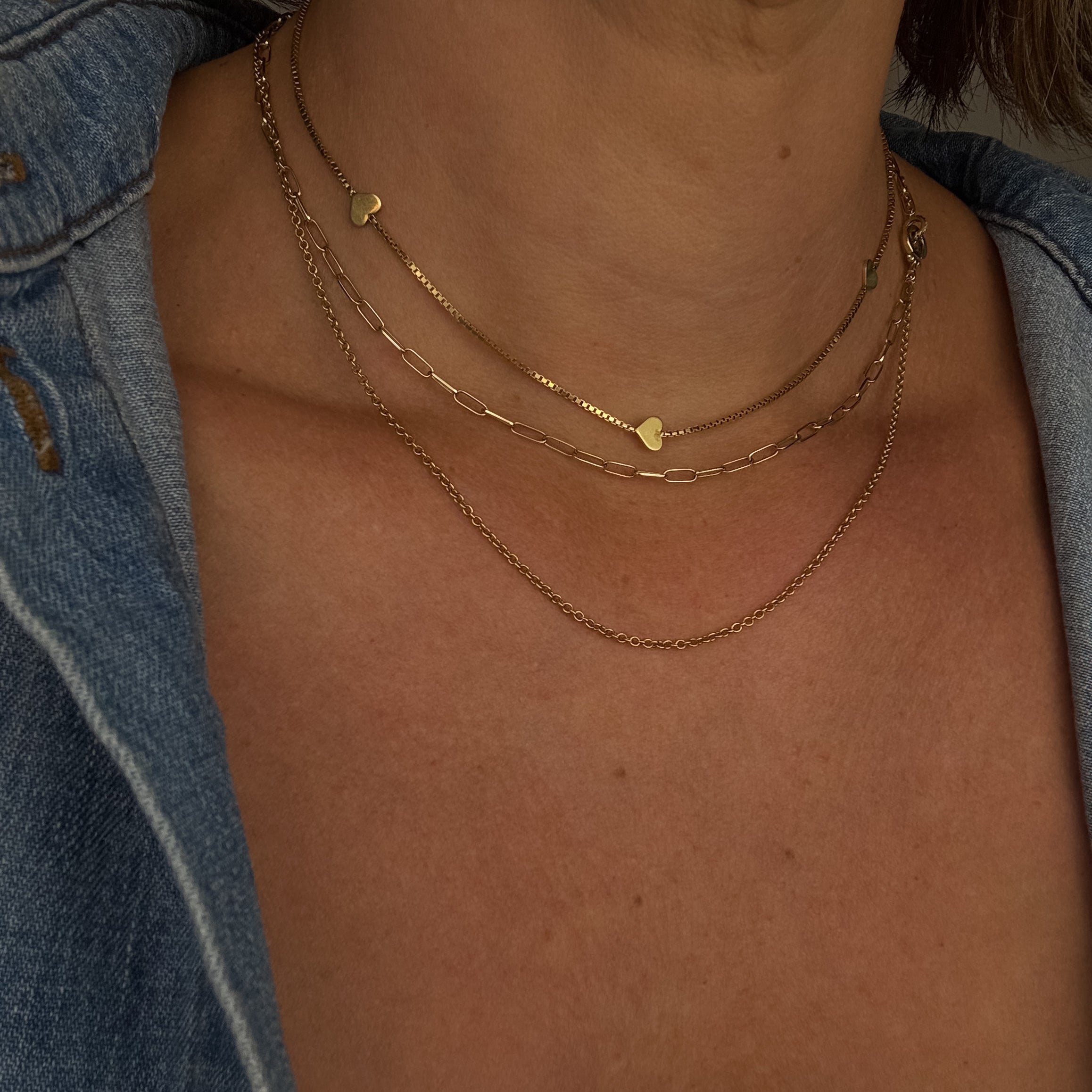 15" Stationary Heart Necklace