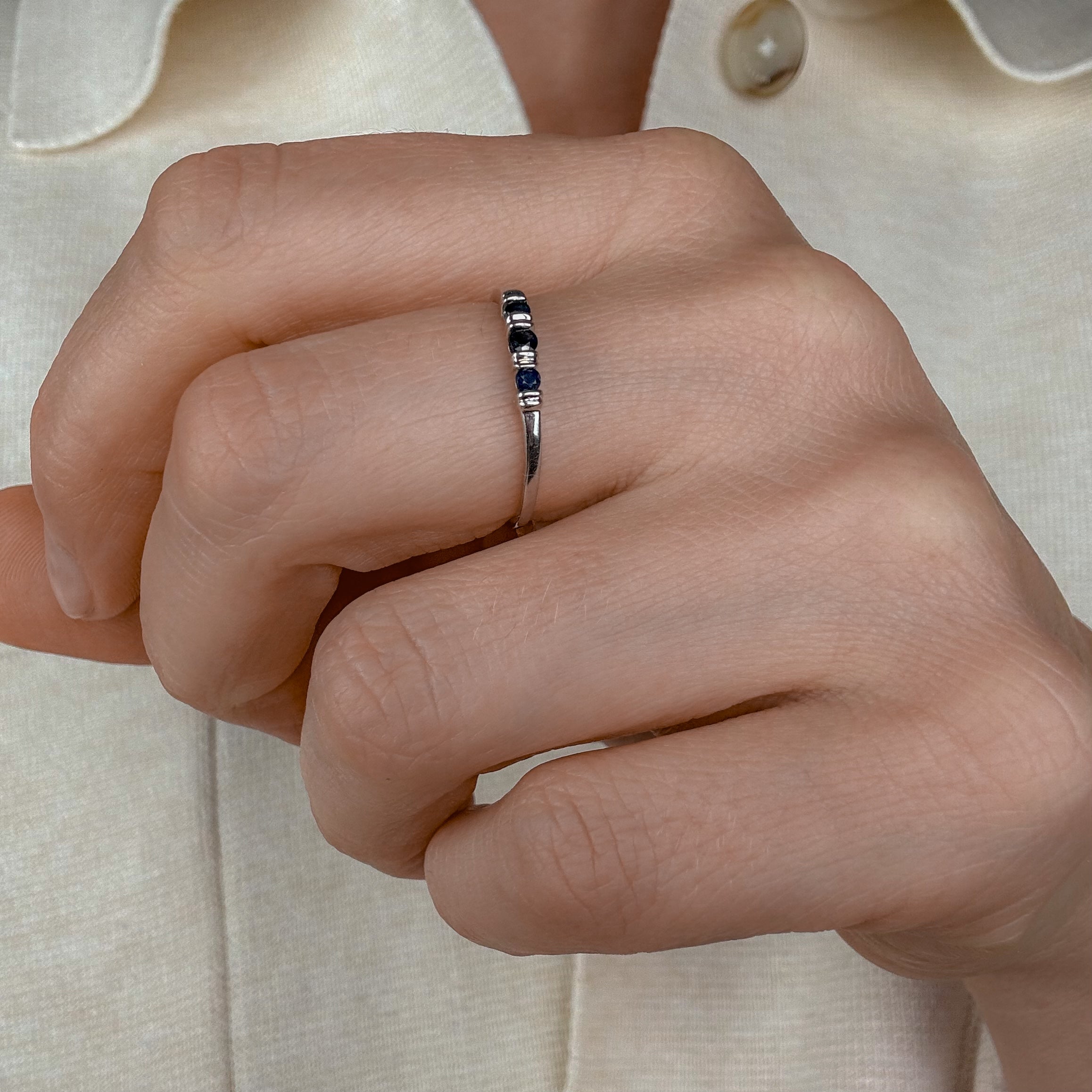 Dainty Sapphire Band