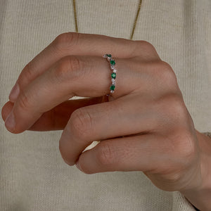 Diamond and Emerald Band