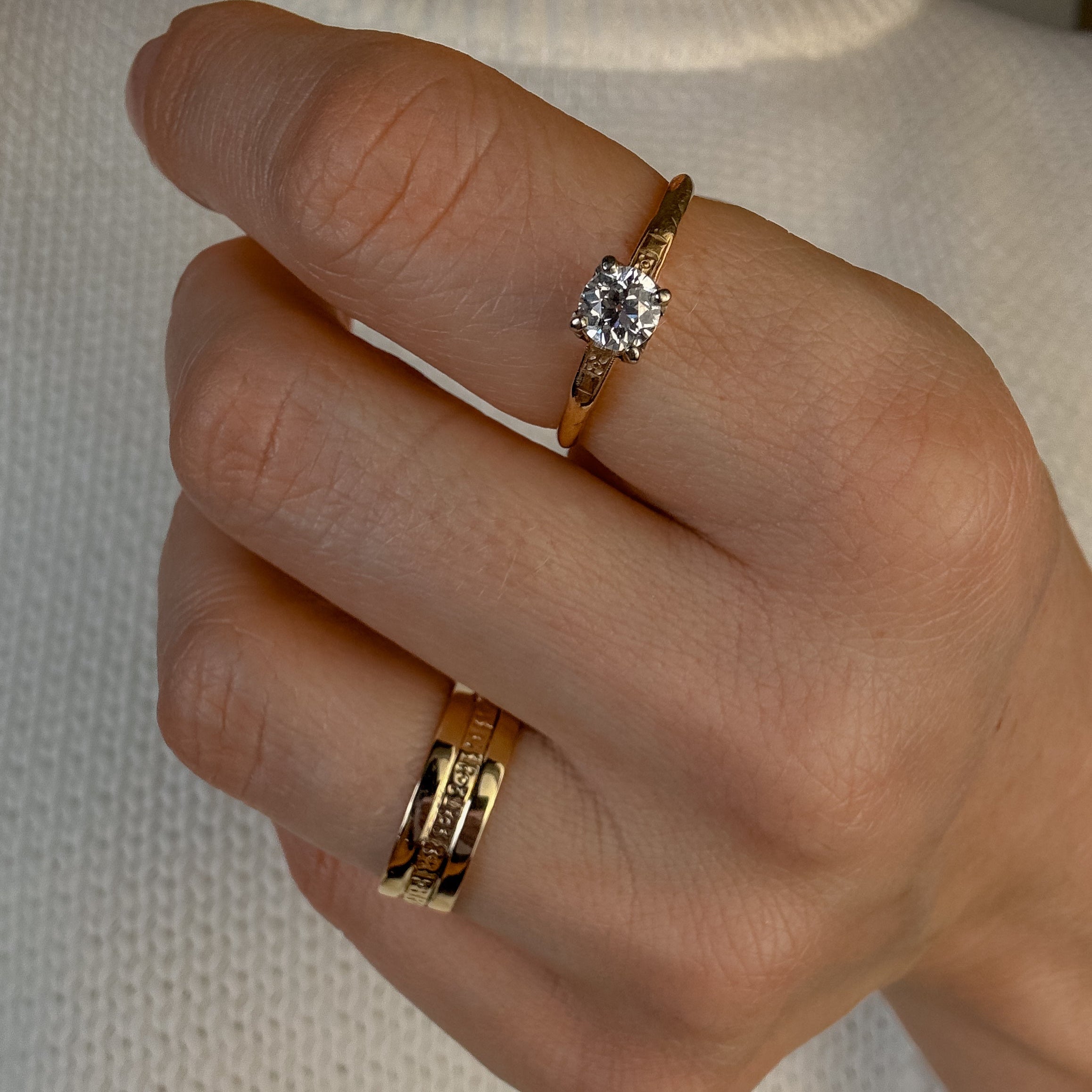 Dreamy Diamond Solitaire Ring