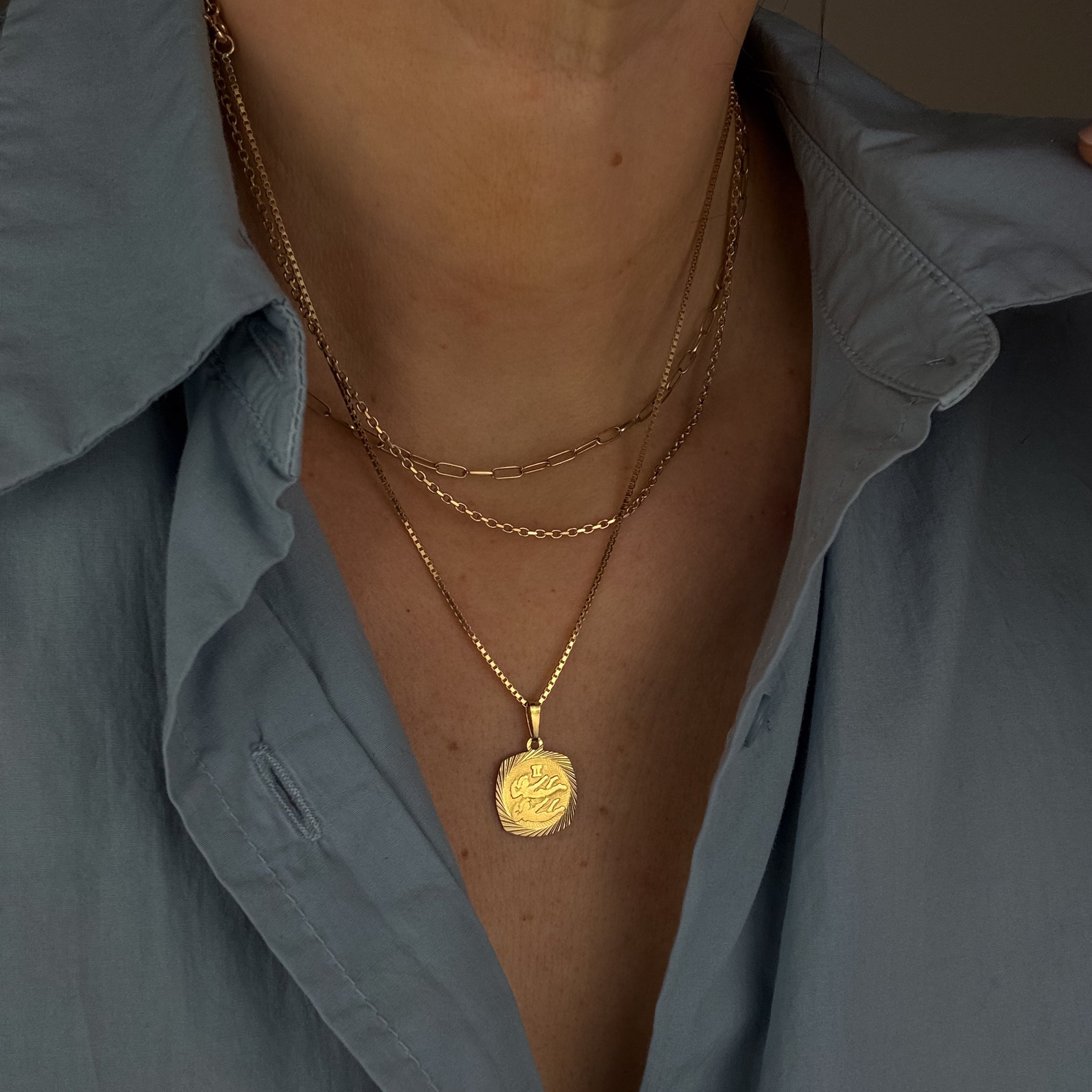 18" Box Chain Necklace