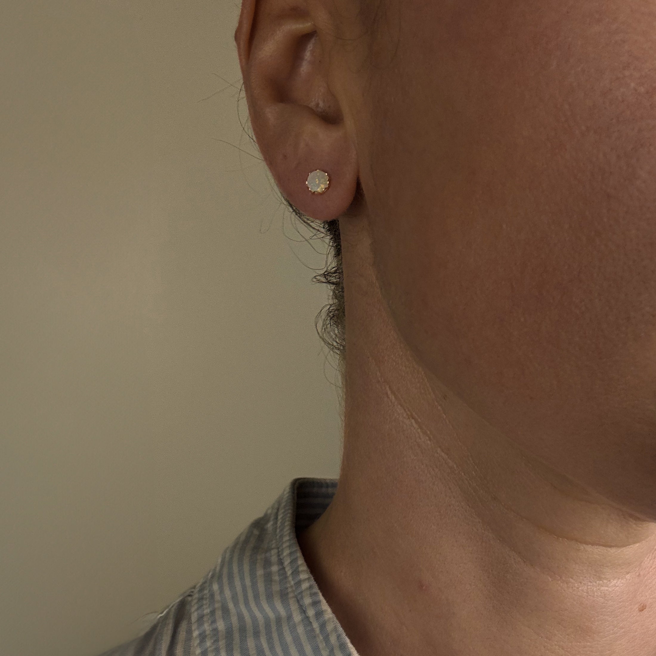 Opal Stud Earrings